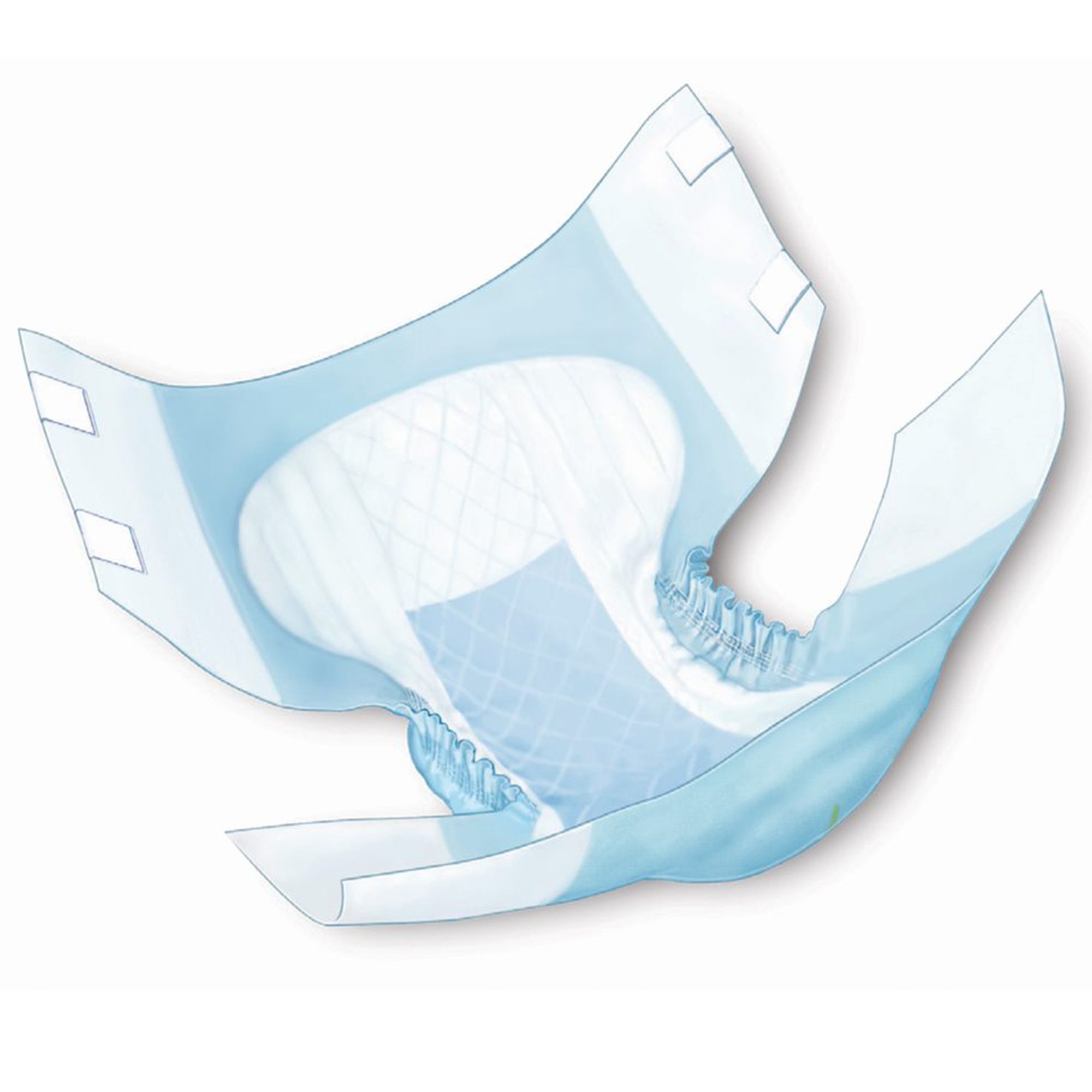 Wings™ Quilted Plus with BreatheEasy™ Technology Adult Briefs, X-Large - Image 2