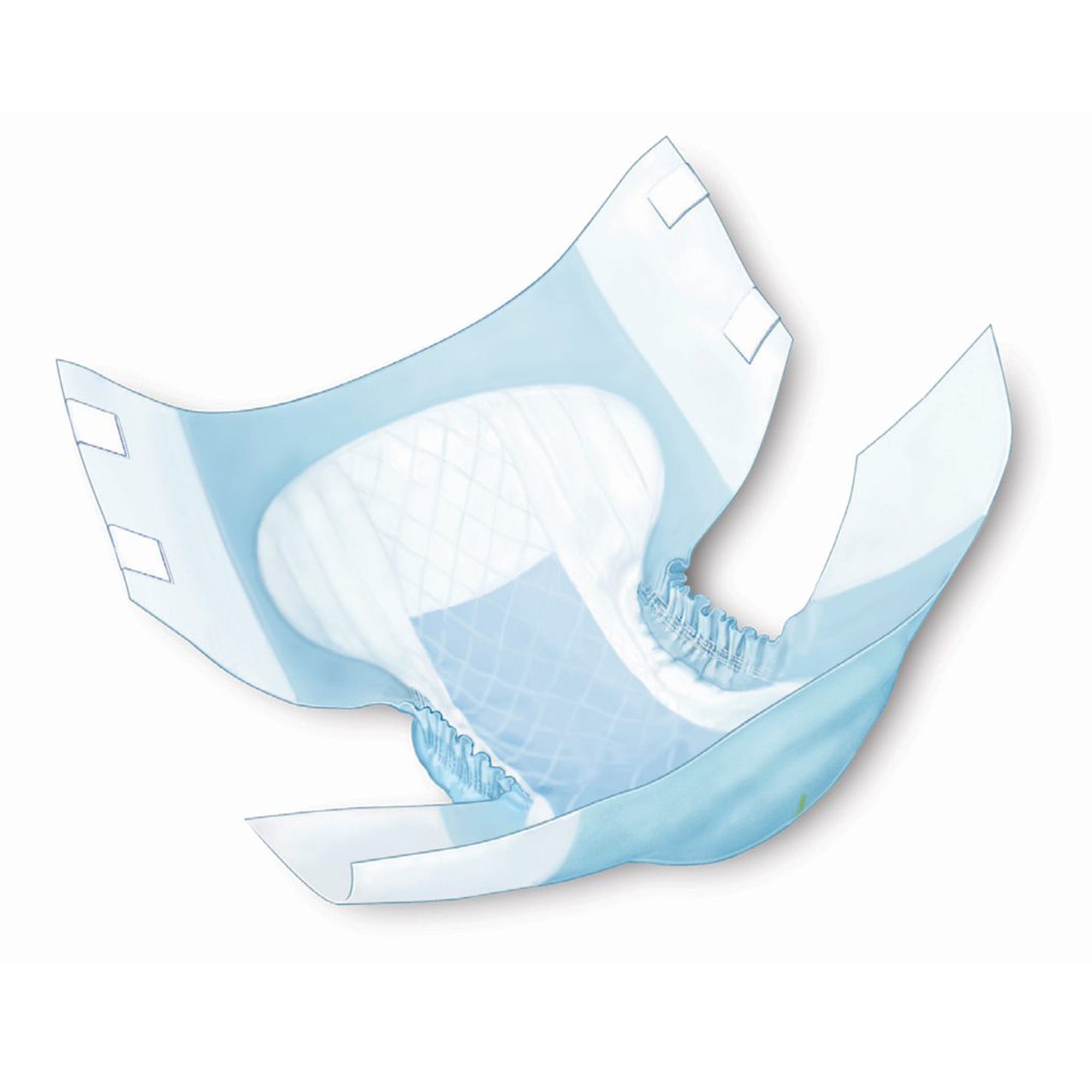 Wings™ Quilted Plus with BreatheEasy™ Technology Incontinence Brief, Large - Image 2
