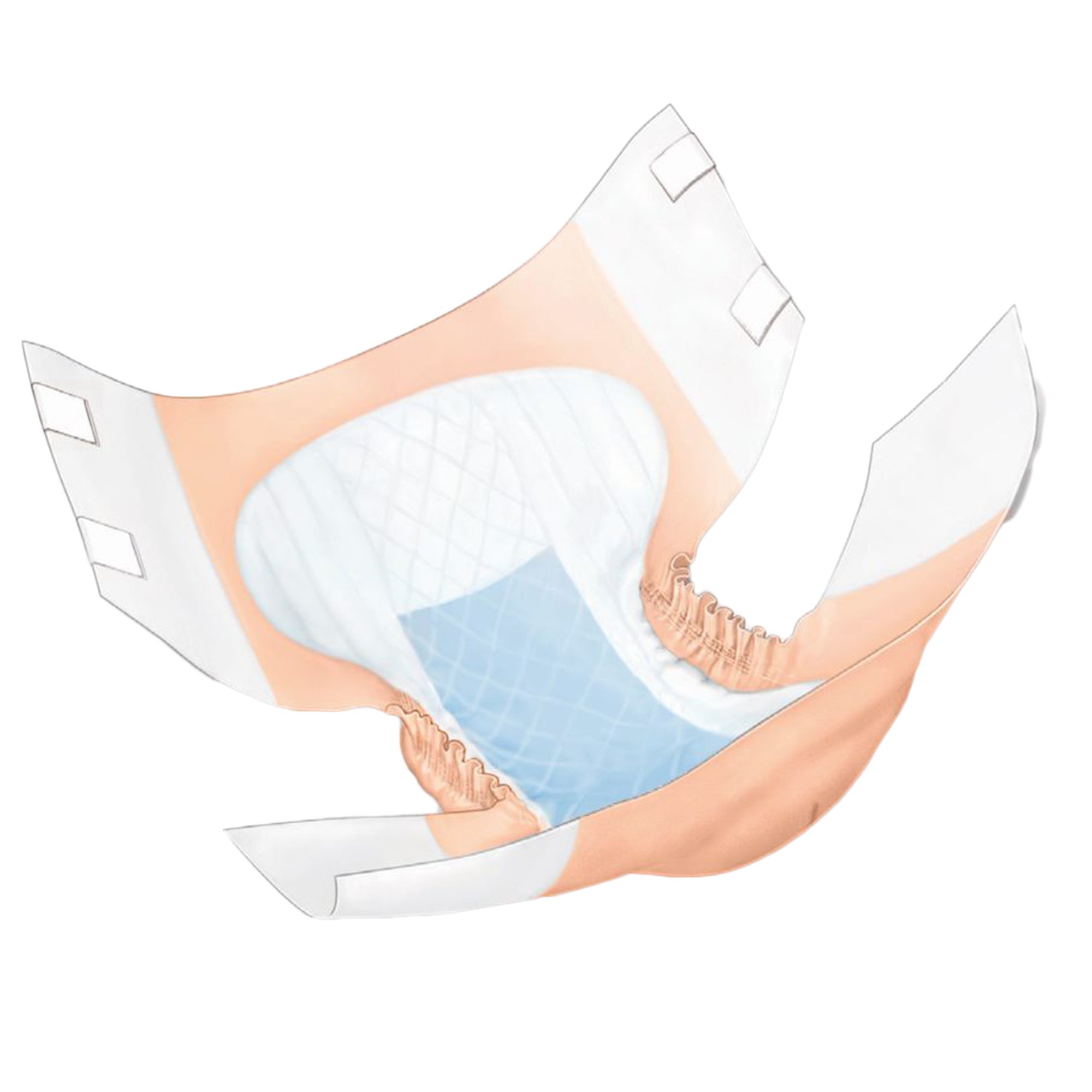 Wings™ Quilted Plus with BreatheEasy™ Technology Incontinence Brief, Small - Image 2