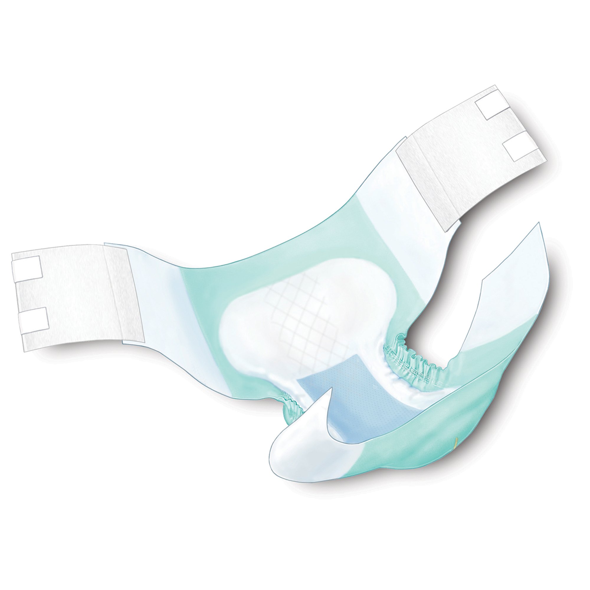 Wings™ Super Maximum Absorbency Incontinence Brief, 2X-Large - Image 2