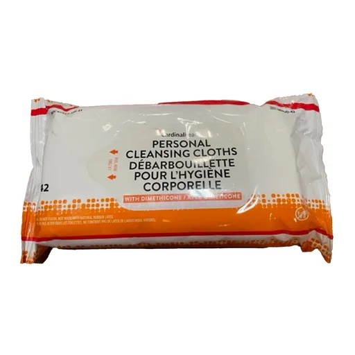 Cardinal Health™ Personal Cleansing Dimethicone Wipes