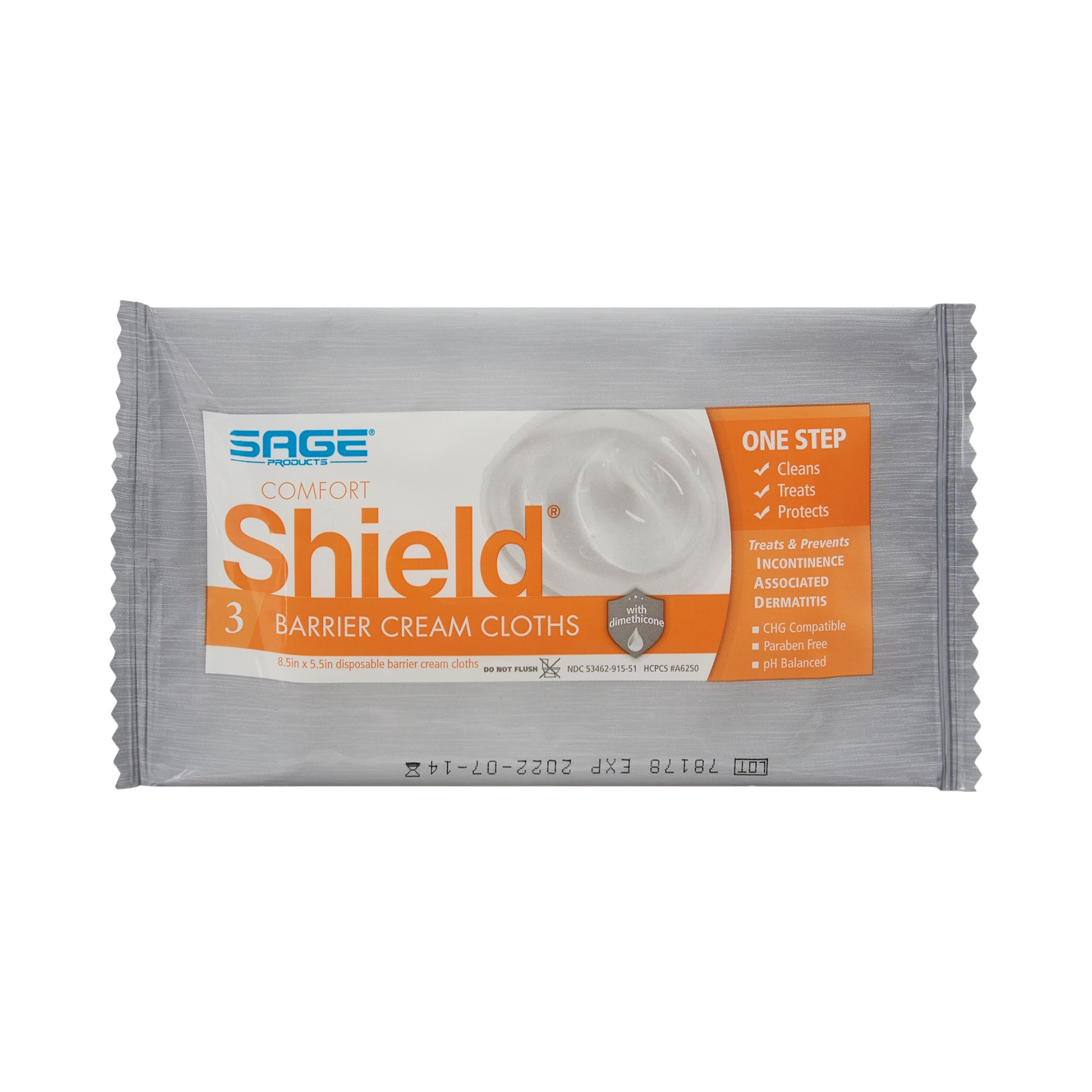 Comfort Shield® Incontinent Care Wipe, 5.5 x 8.5 Inch - Image 2