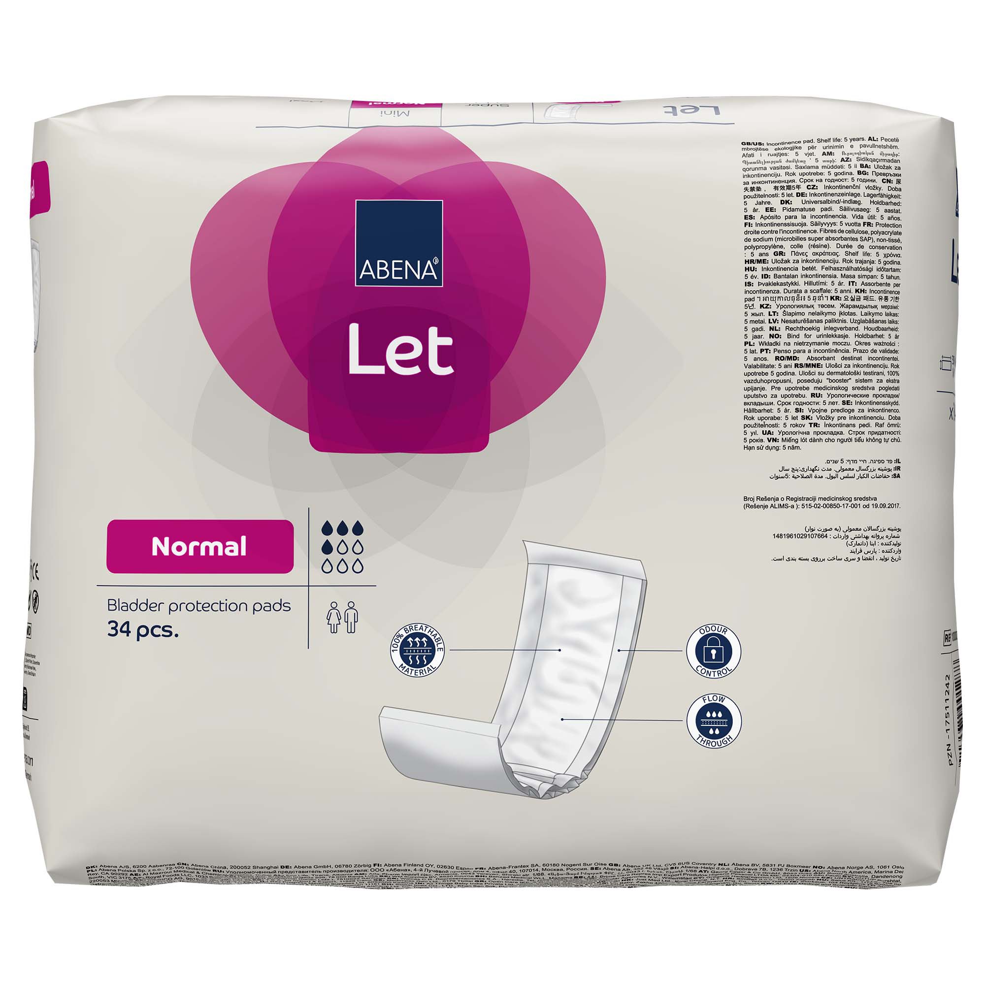 Abena® Let Normal Incontinence Liner - Image 6