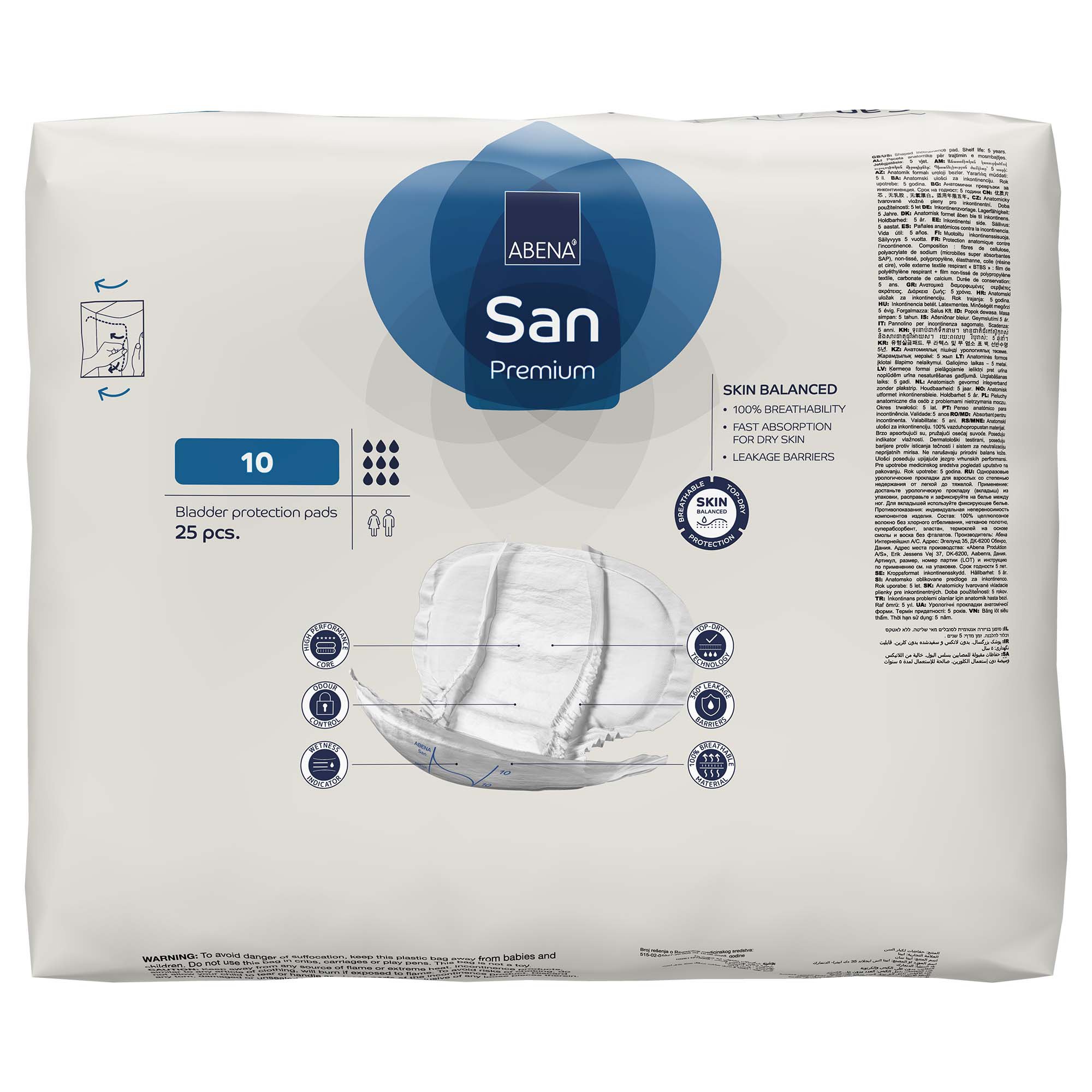 Abena® San 10 Premium Bladder Protection Pads - Image 7