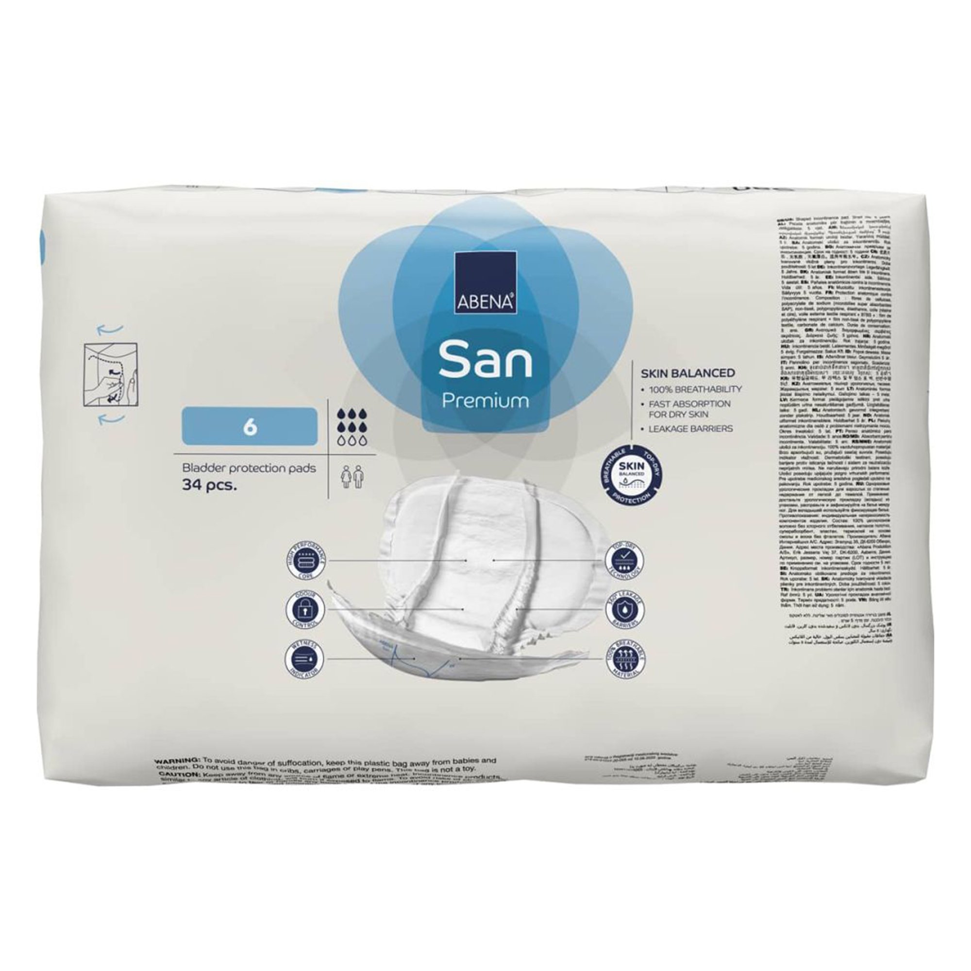 Abena® San 6 Premium Bladder Protection Pads - Image 4