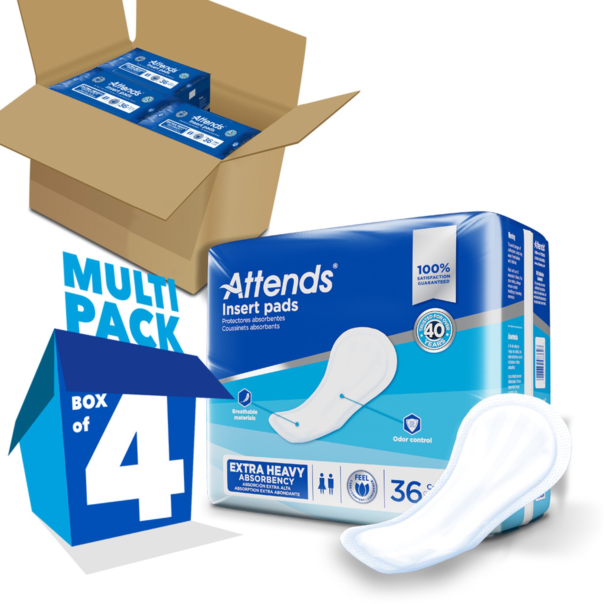 Attends® Insert Pad Incontinence Liner - Image 4