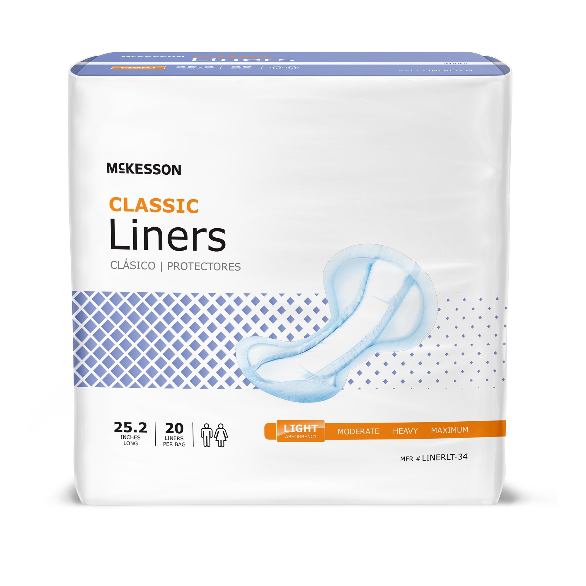 McKesson Classic Incontinence Liner