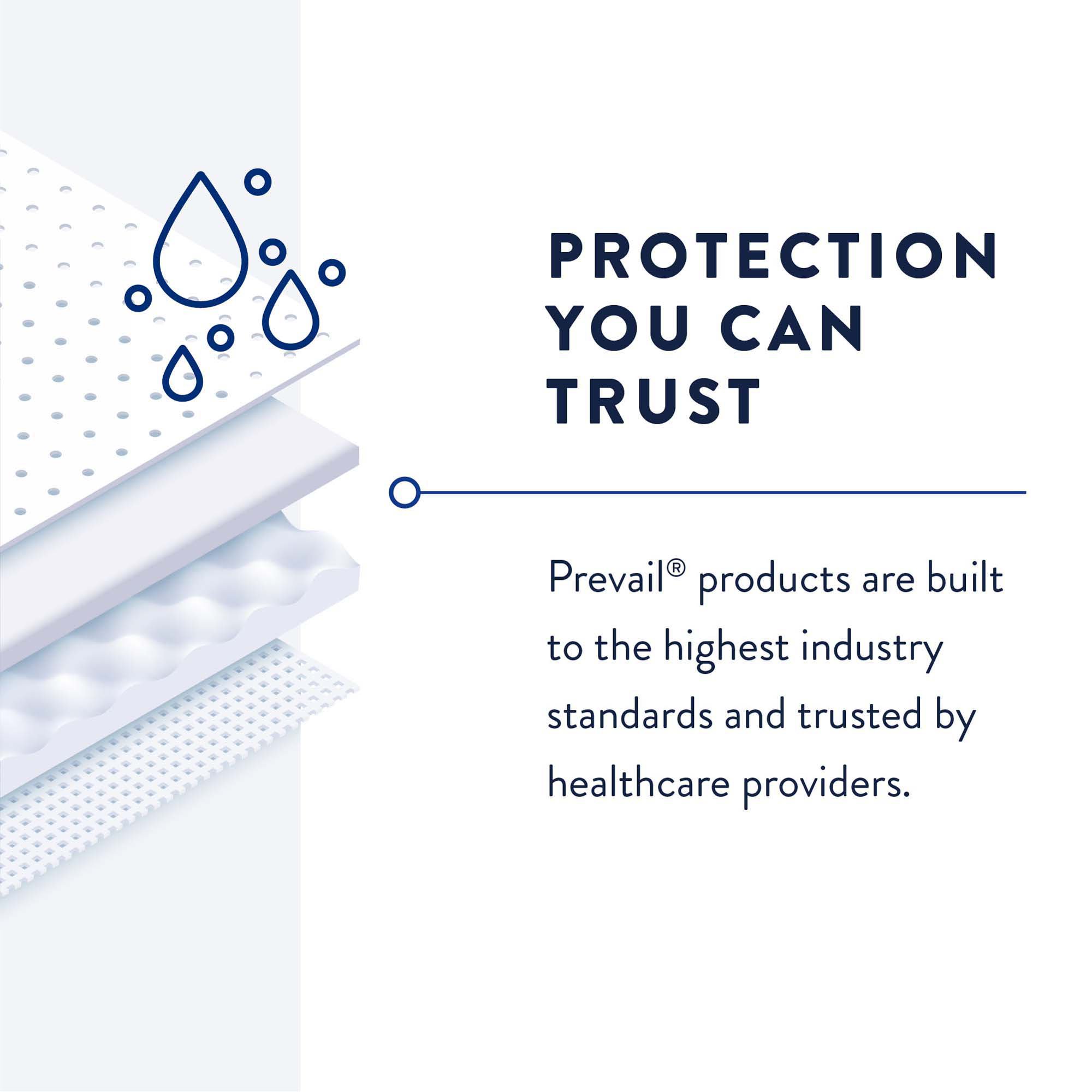 Prevail® Daily Pant Liners Moderate Absorbency Bladder Control Pad, 28 Inch - Image 4