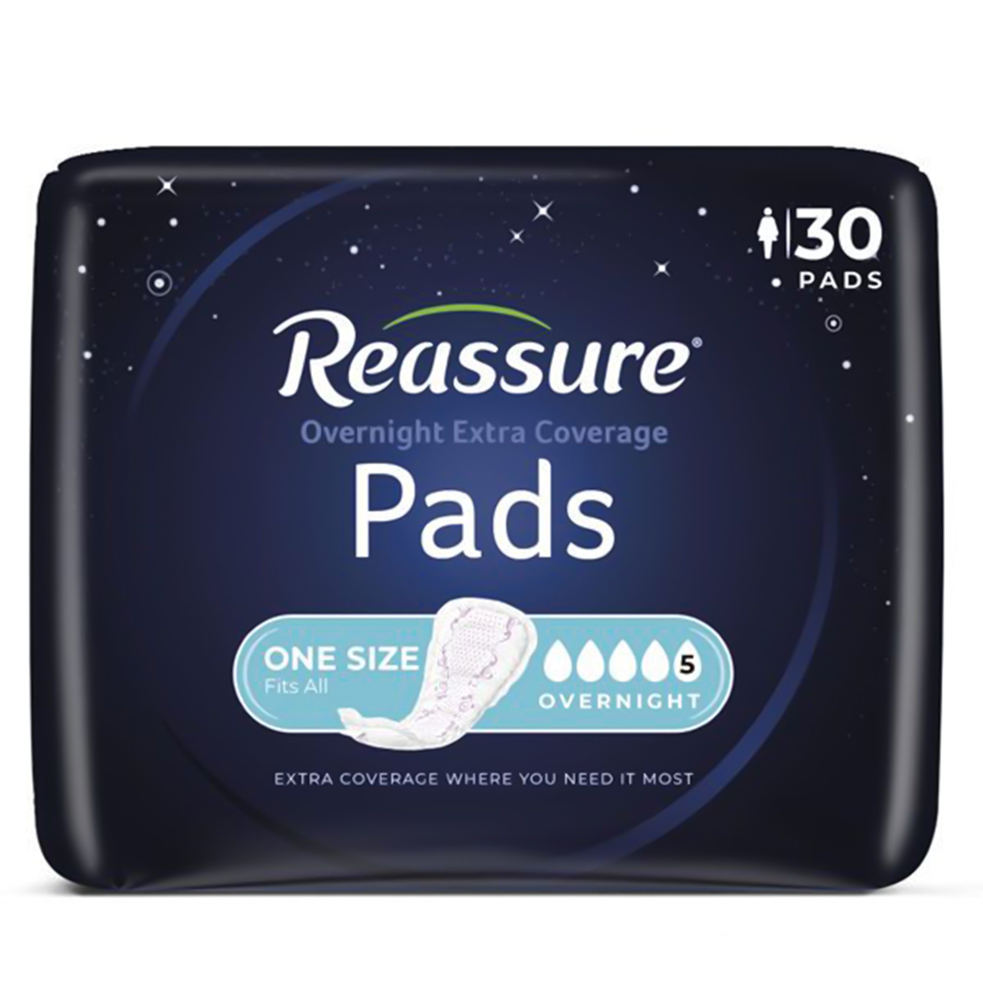 Reassure® Overnight Extra Coverage Incontinence Liner - Image 4
