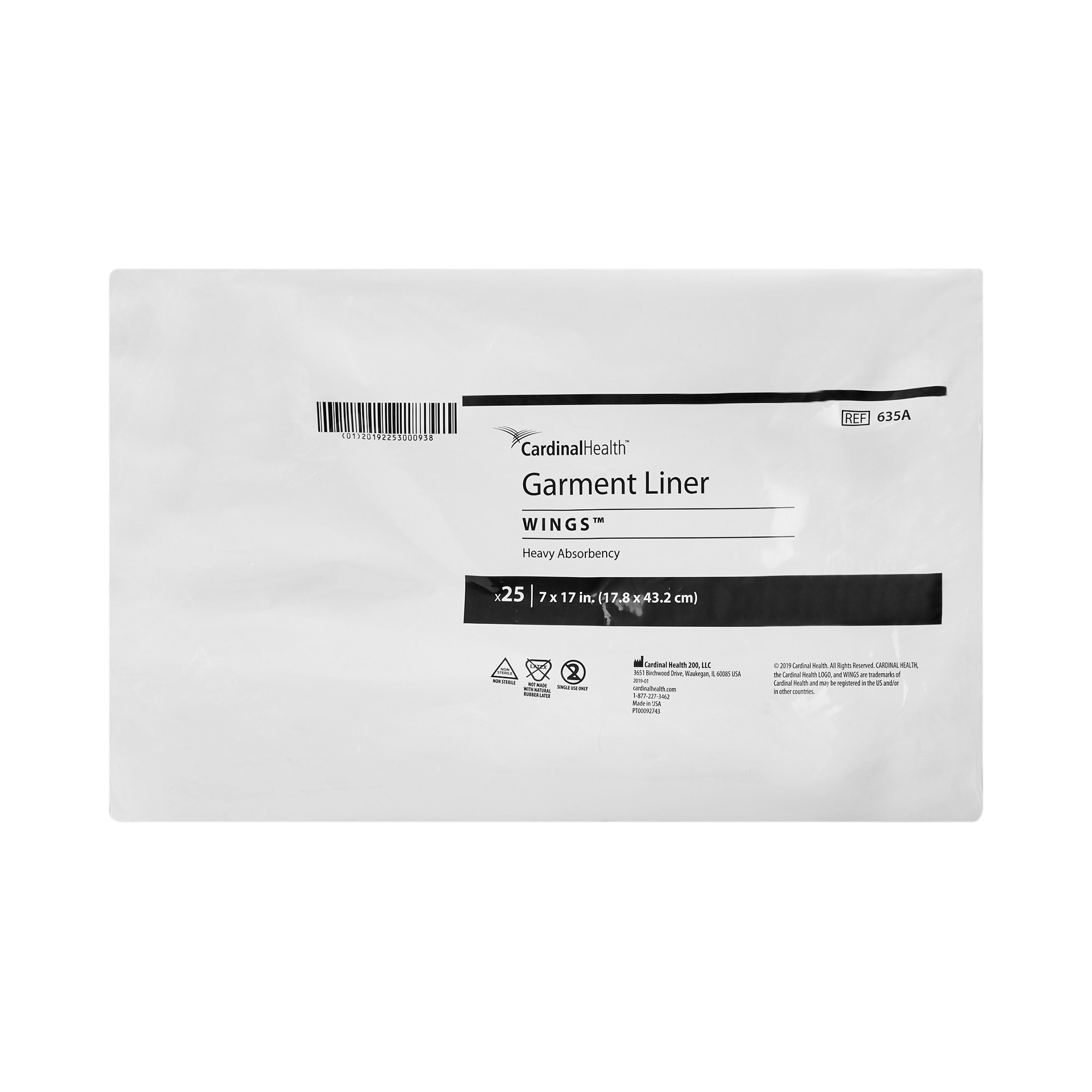 Simplicity Incontinence Liner, Polymer Core, One Size Fits Most Adults, Unisex - Image 3