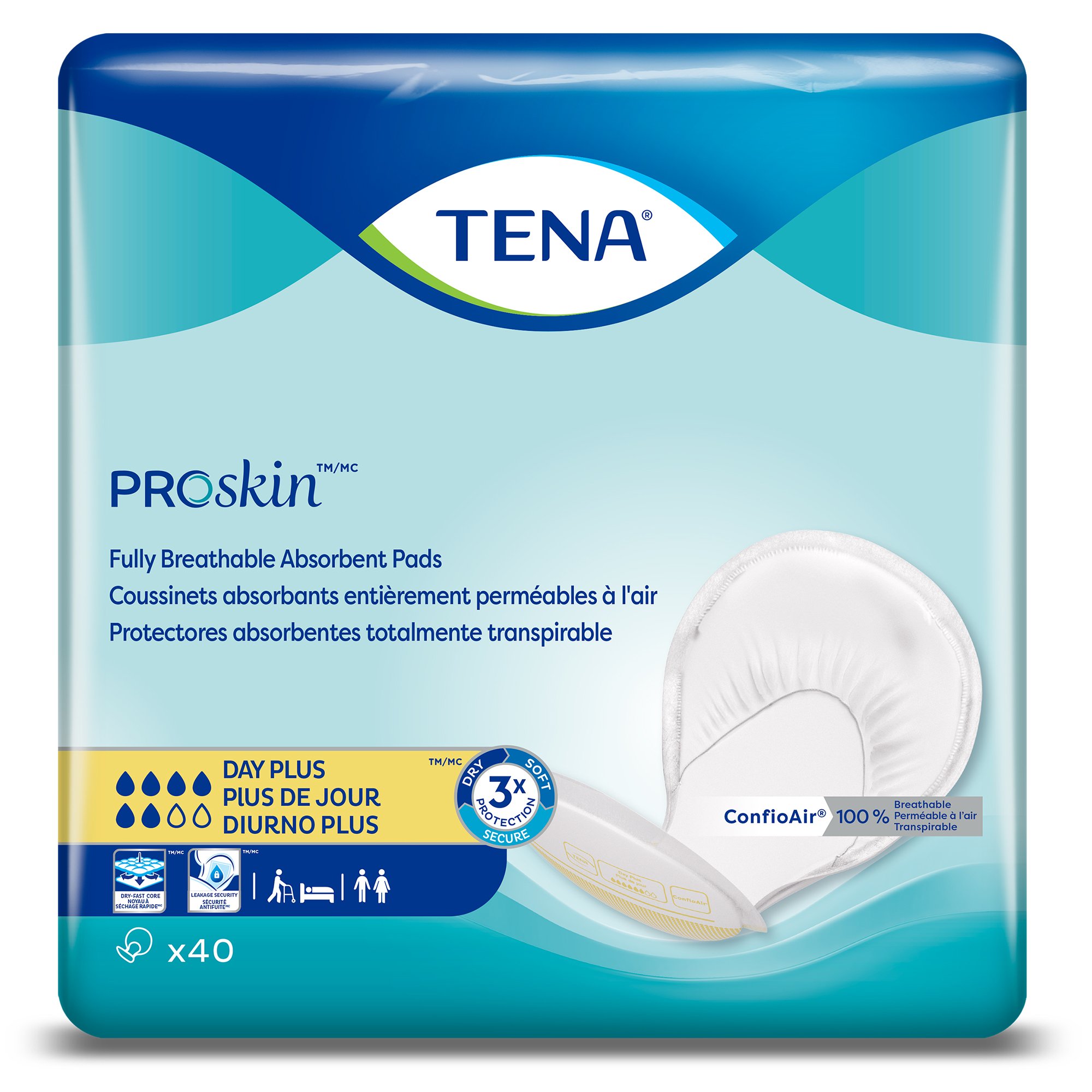 Tena® Day Plus™ Fully Breathable Absorbent Incontinence Pad