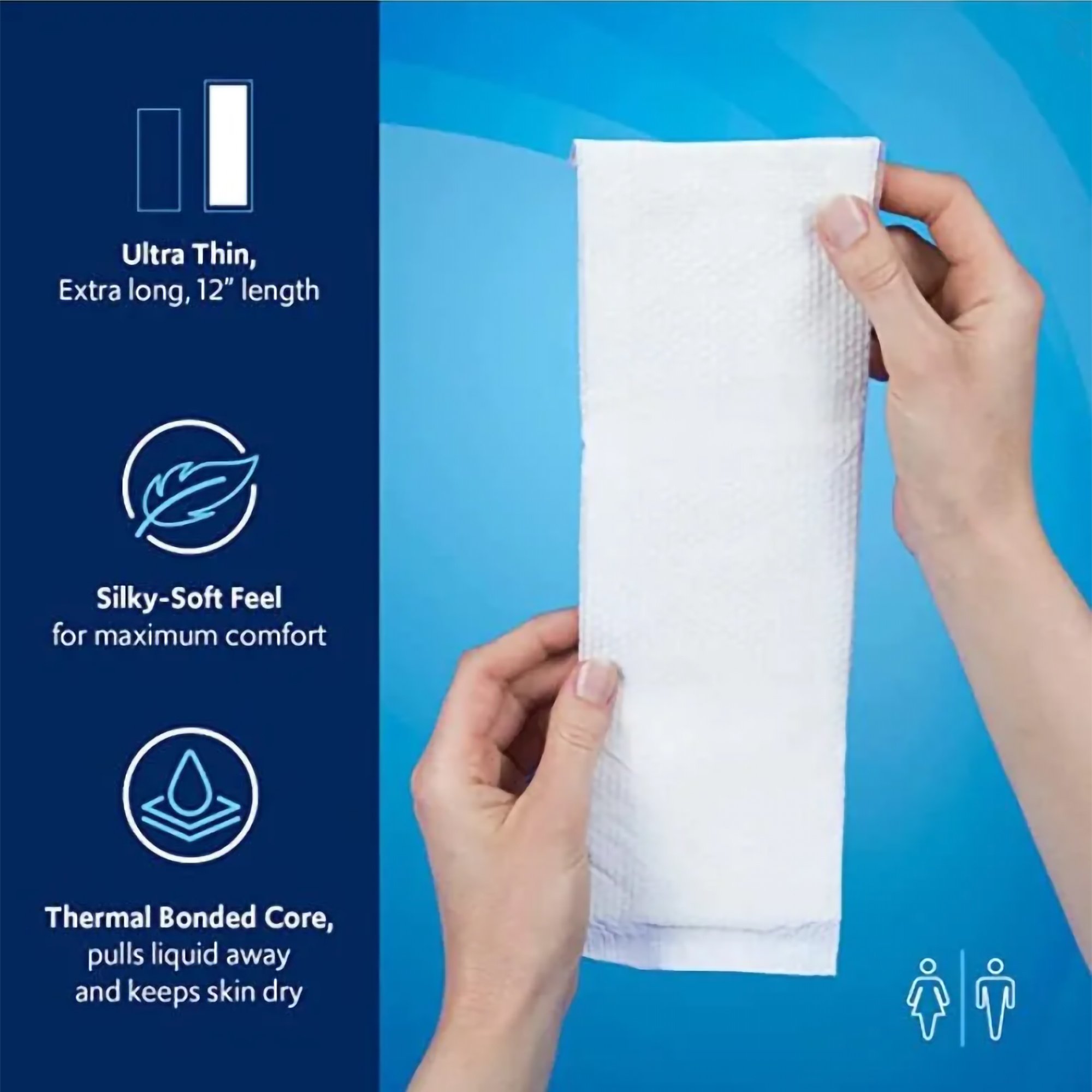 TotalDry™ Maximum Absorbency Incontinence Liner, 11-Inch Length - Image 4