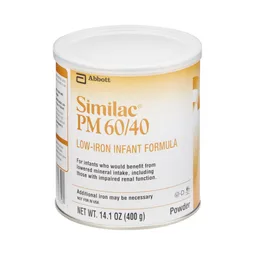 Similac® PM 60 / 40 Low Iron Powder Infant Formula, 14.1-ounce can