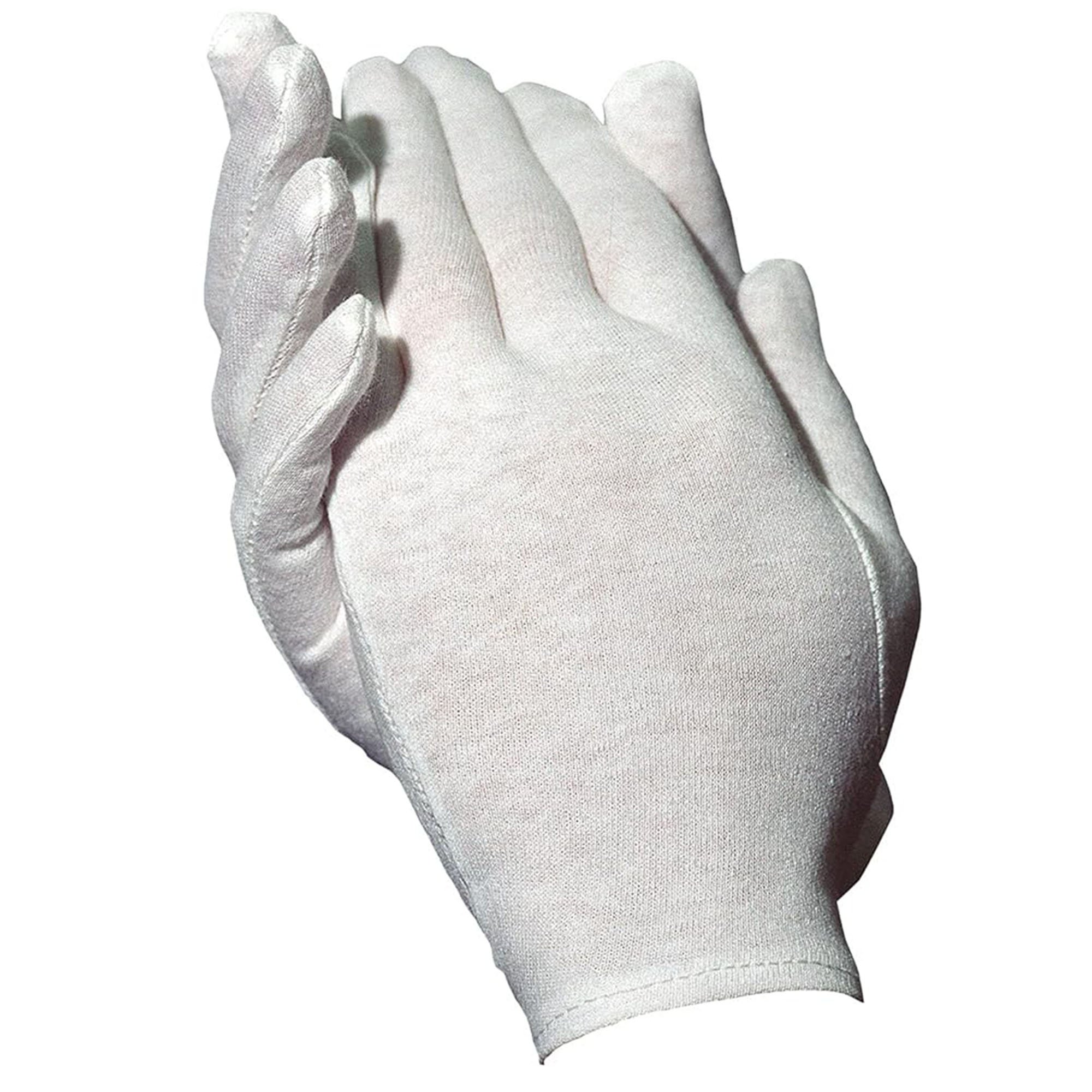 Cara® Cotton Gloves Aid in Infection Prevention & Absorption of Moisturizers, MD - Image 4