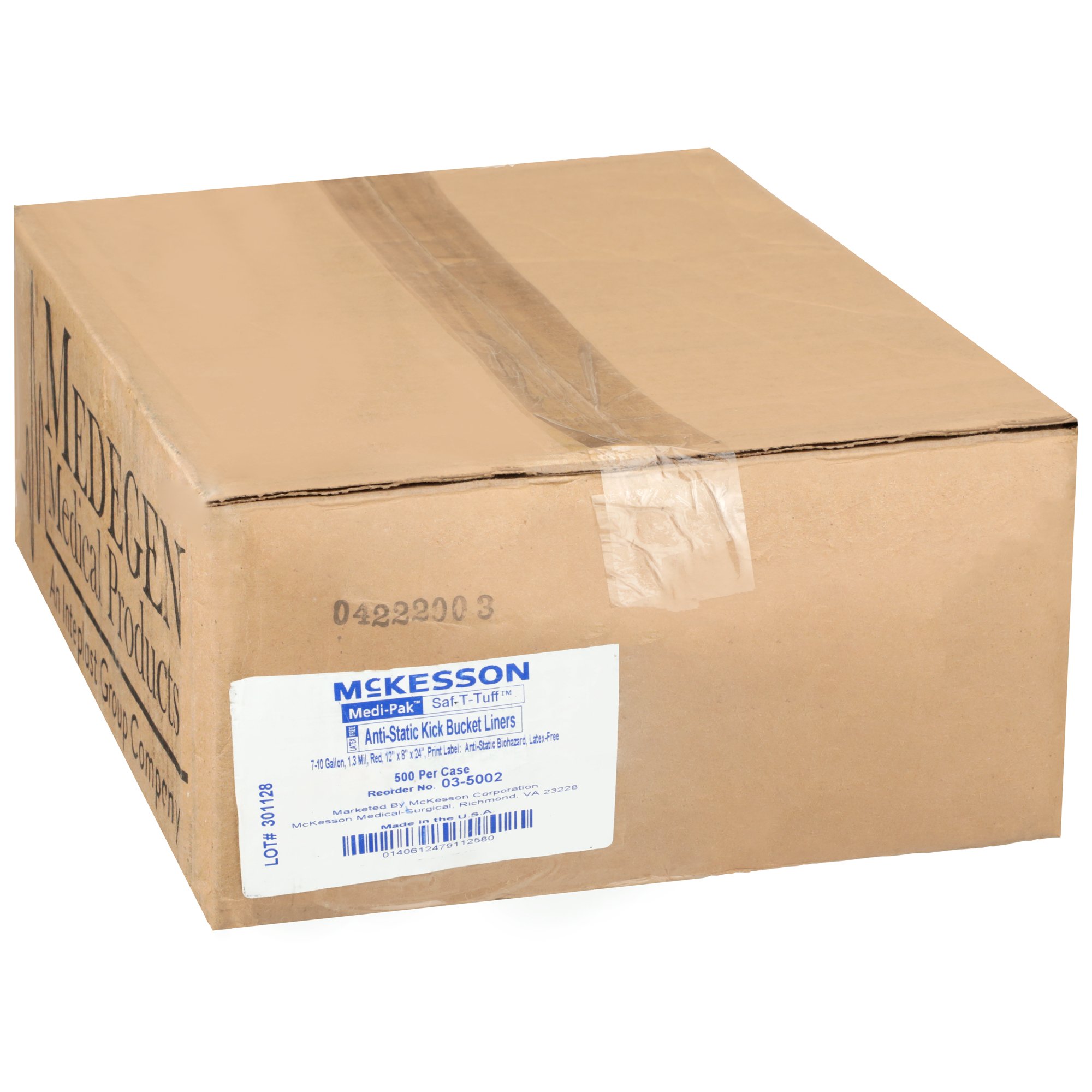 McKesson Kick Bucket Waste Bag, 7 - 10 gallon Capacity, 8 x 12 x 24 Inch - Image 4