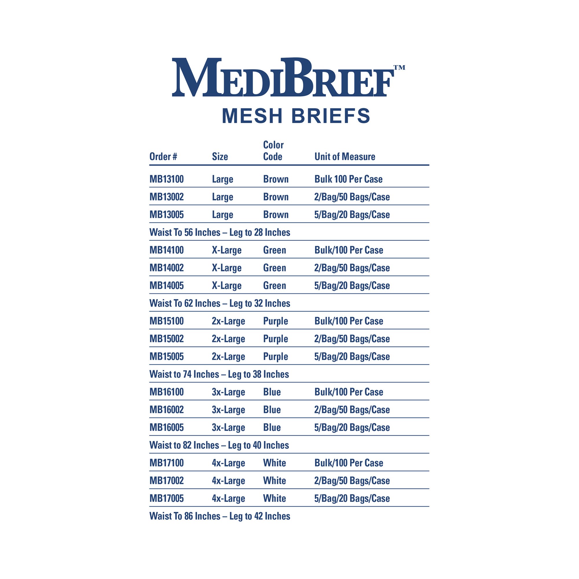 MediBrief™ Unisex Knit Pant, Extra Extra Large - Image 2