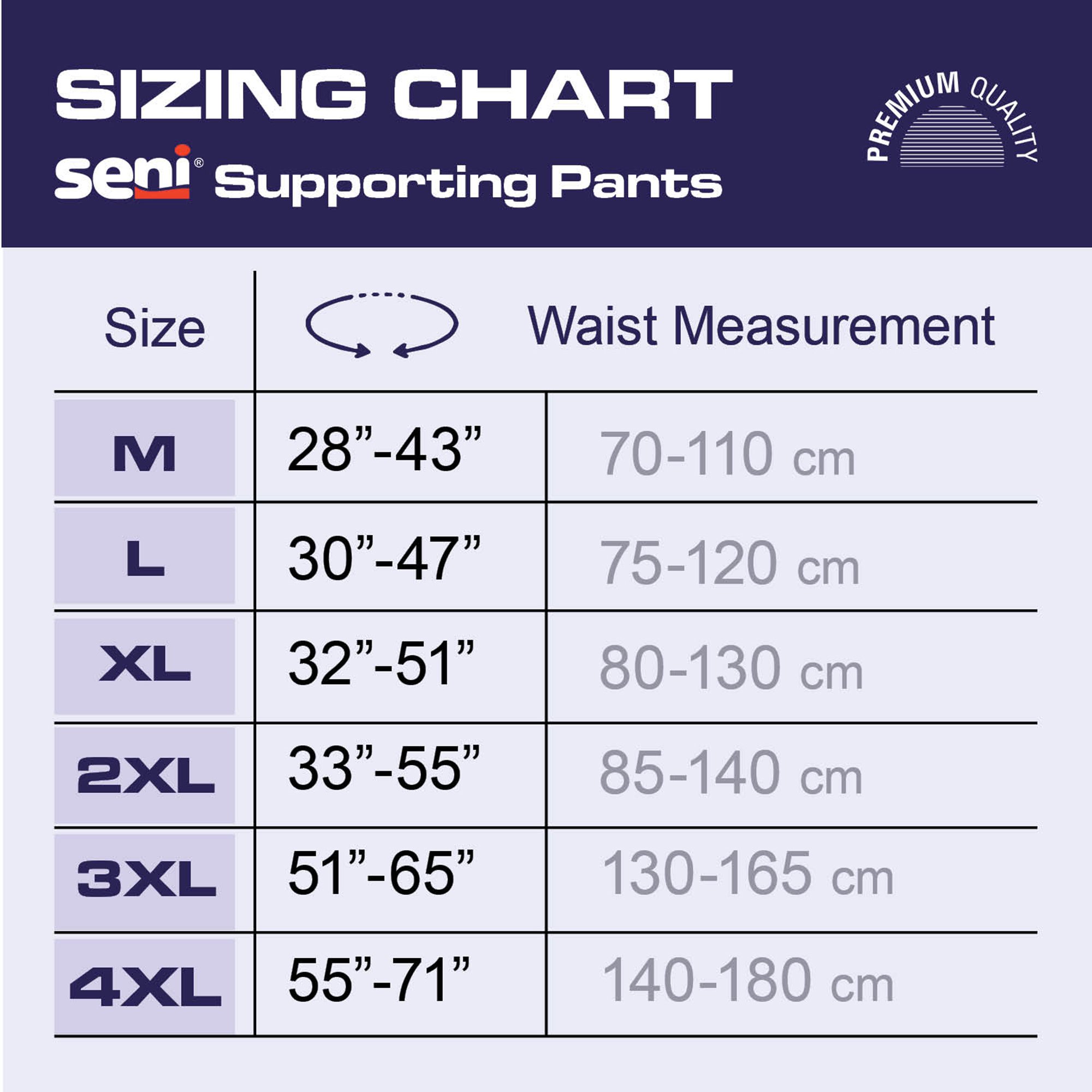 Seni® Pull On Boxer Style Knit Pant, Large, Unisex - Image 4