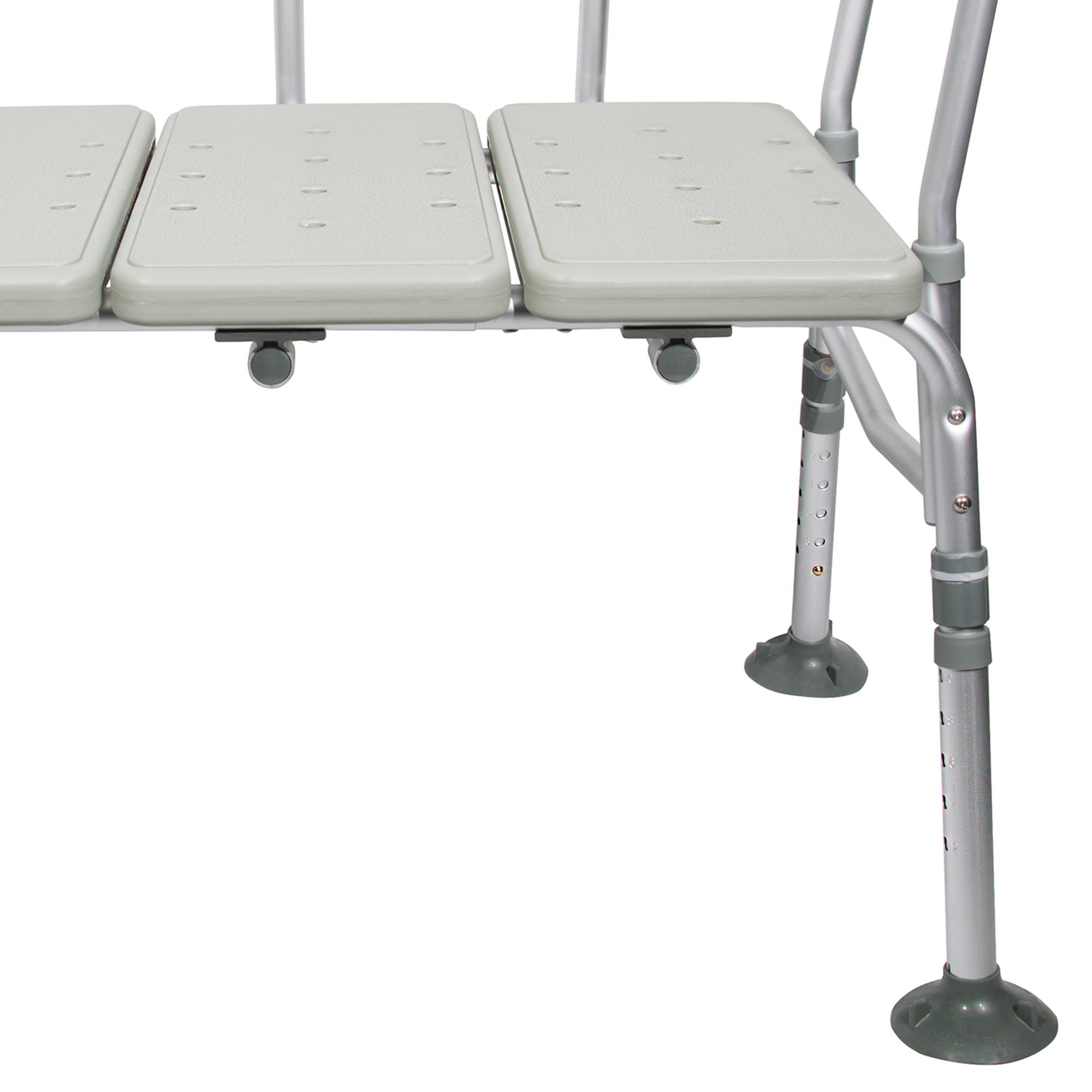 McKesson Aluminum Transfer Bench with Reversible Back - Image 3