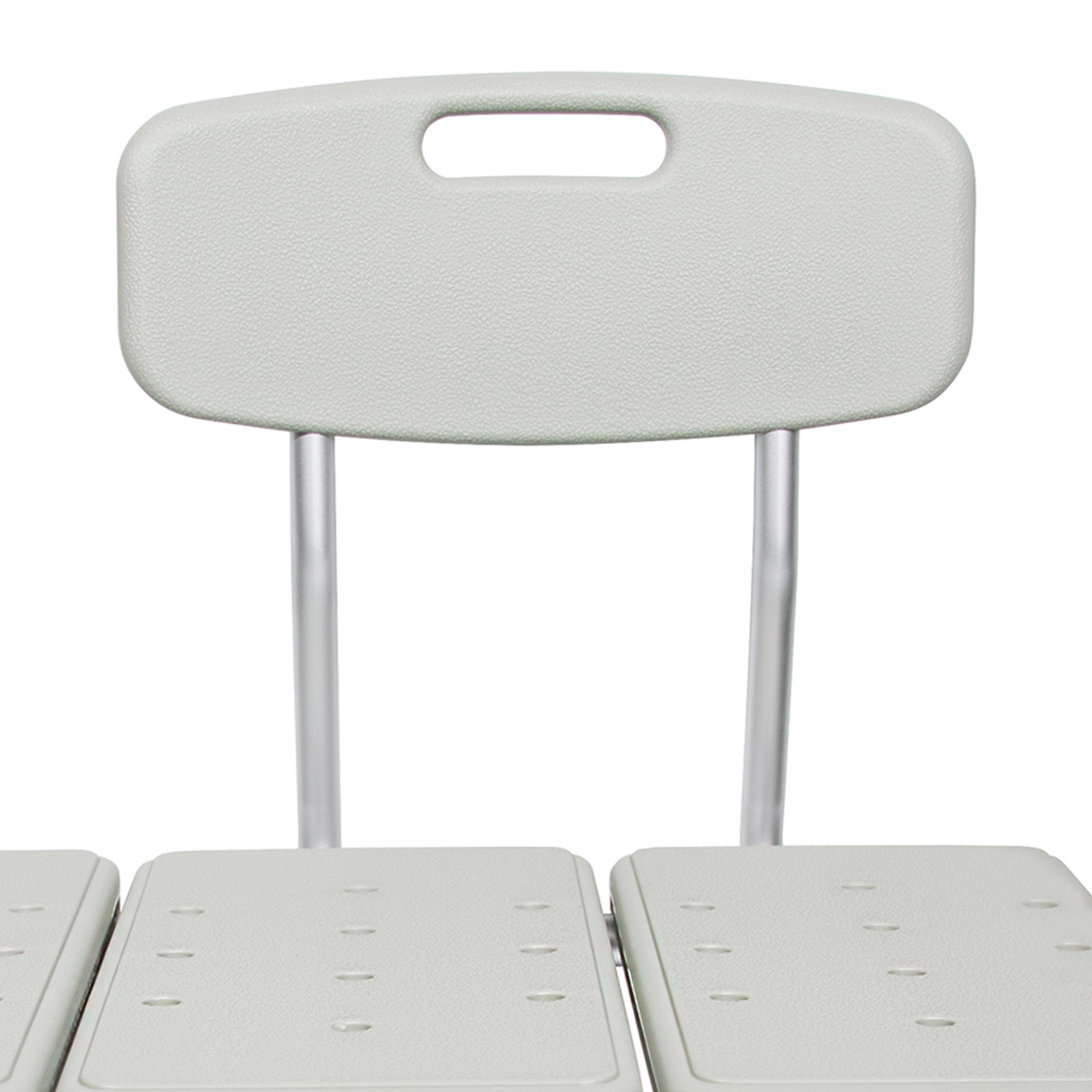 McKesson Aluminum Transfer Bench with Reversible Back - Image 2