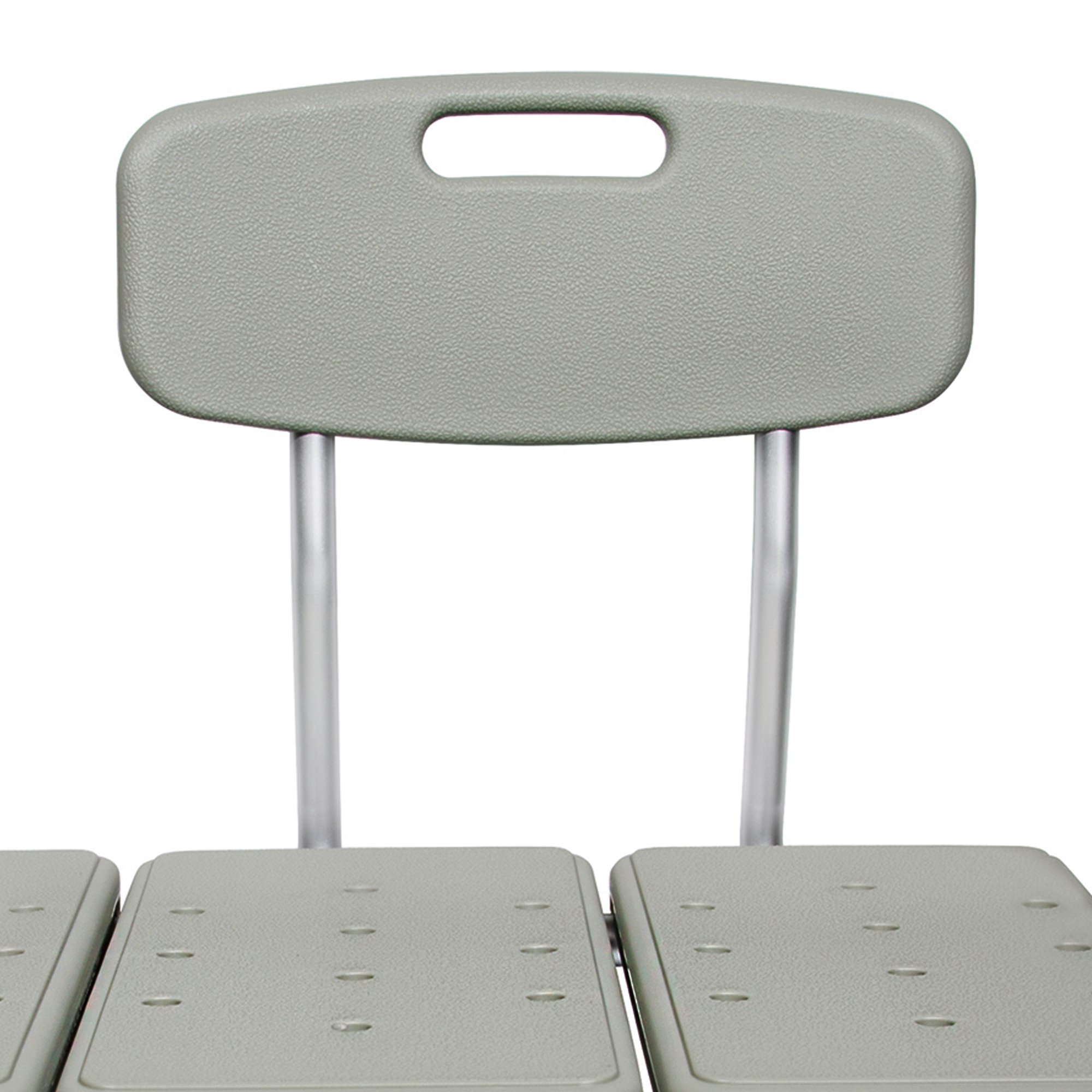 McKesson Aluminum Transfer Bench with Reversible Back - Image 3