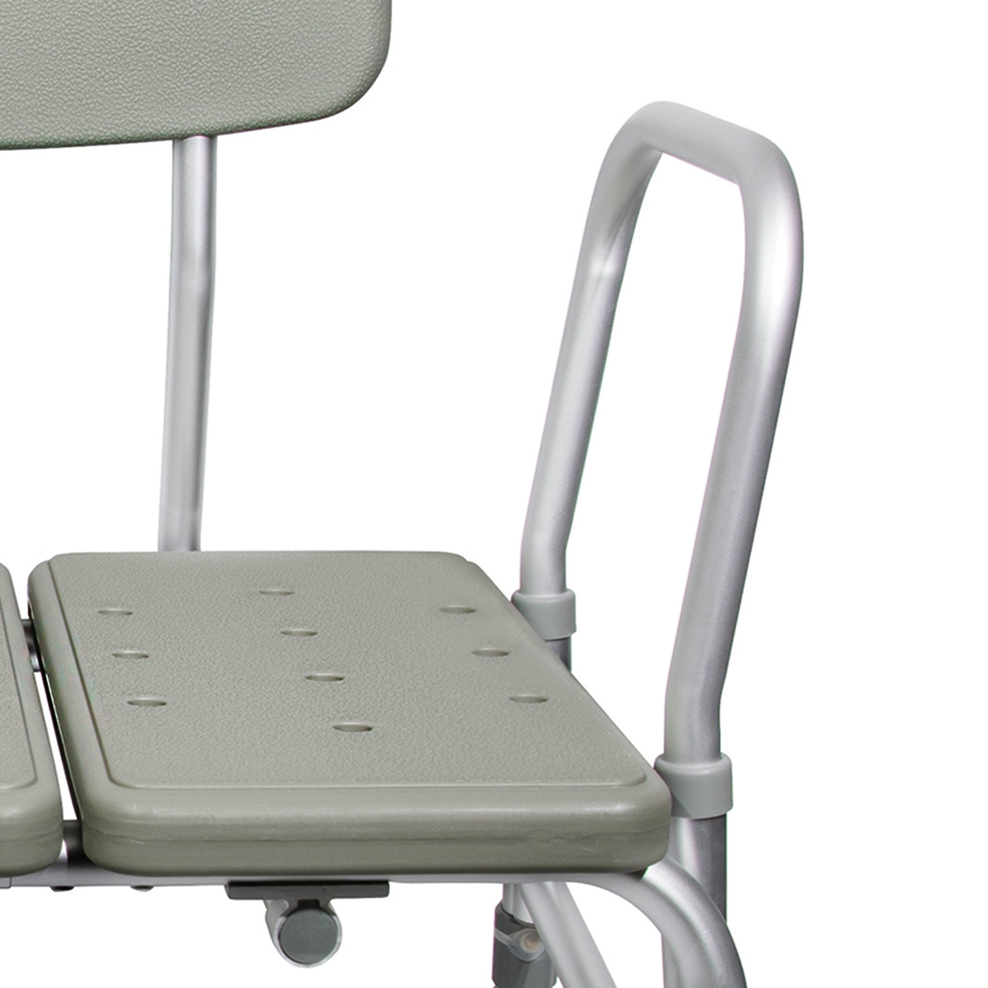 McKesson Aluminum Transfer Bench with Reversible Back - Image 5