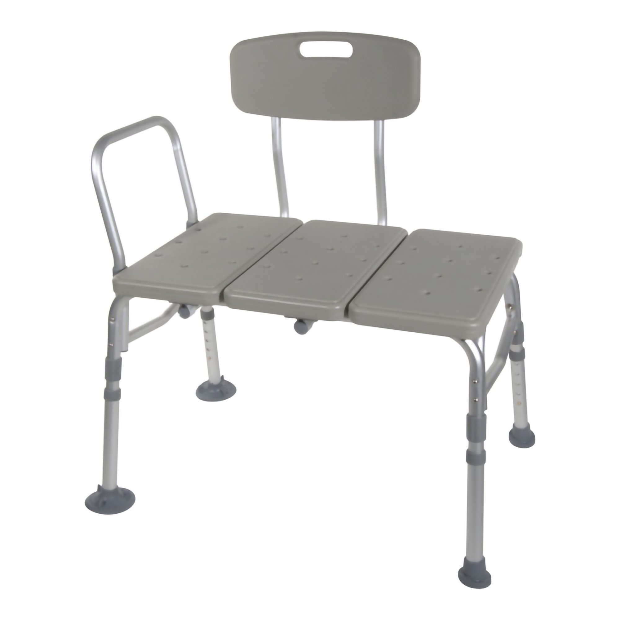 McKesson Aluminum Transfer Bench with Reversible Back - Image 2