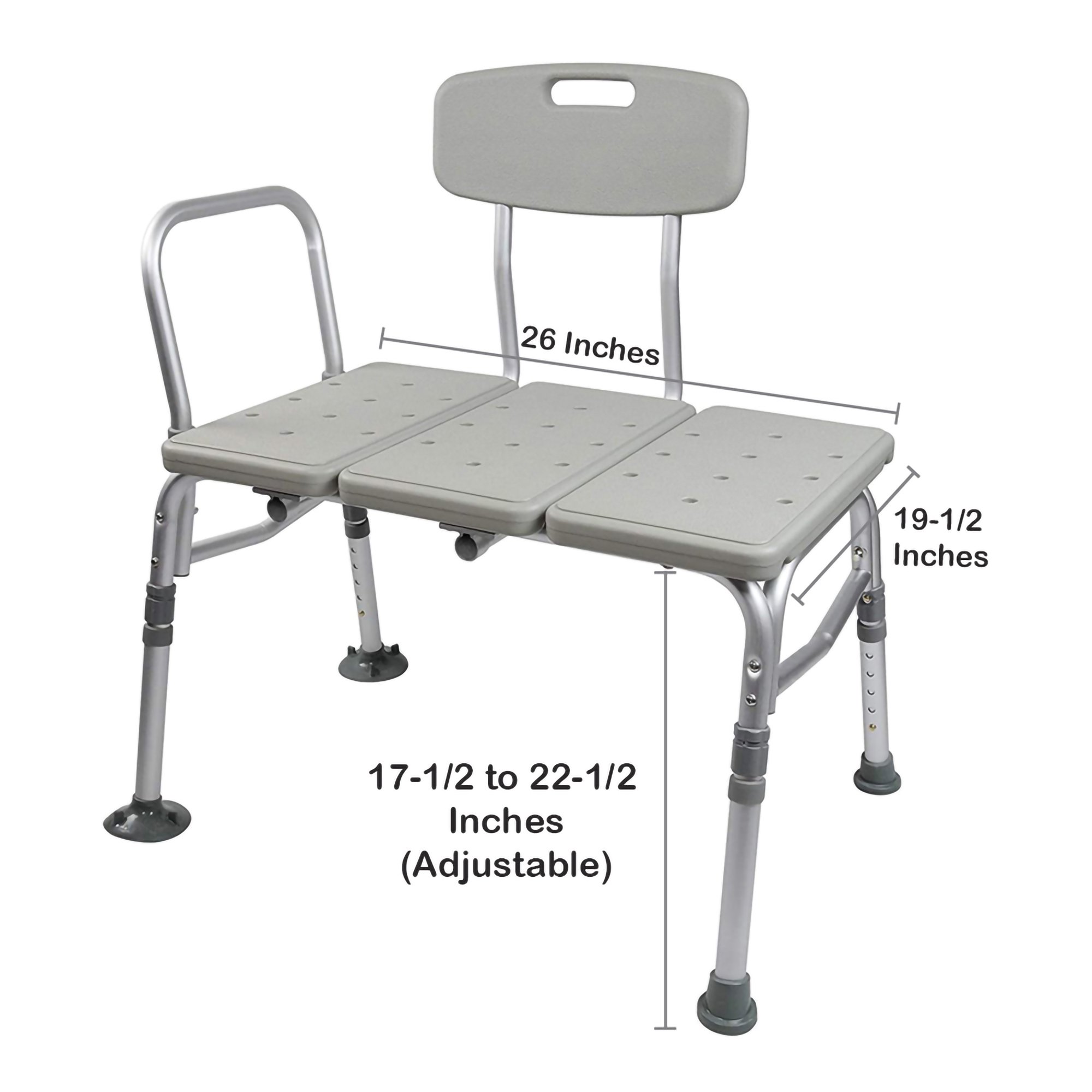McKesson Knocked Down Bath Transfer Bench - Image 4