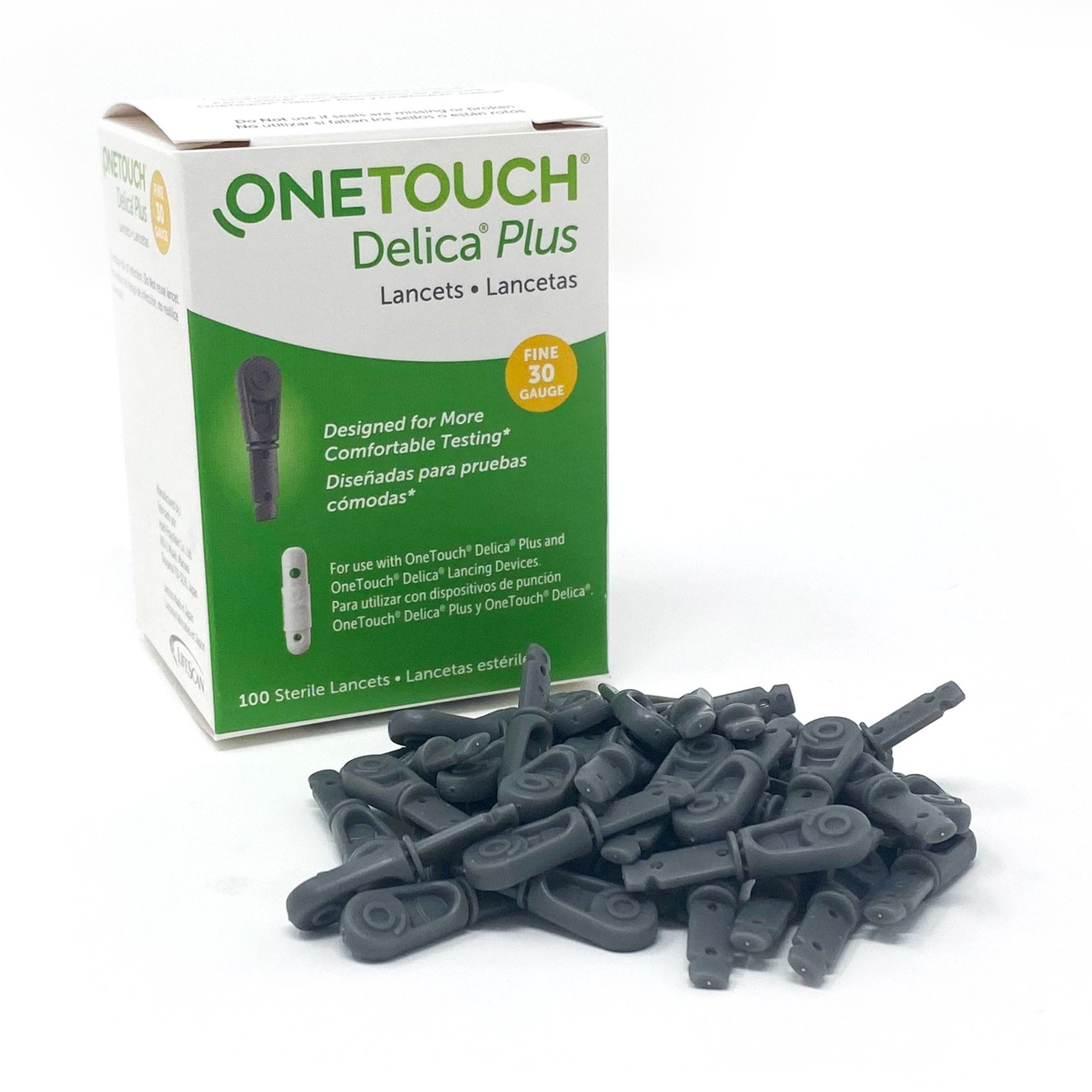 OneTouch® Delica® Plus Lancets, 30 Gauge - Image 2