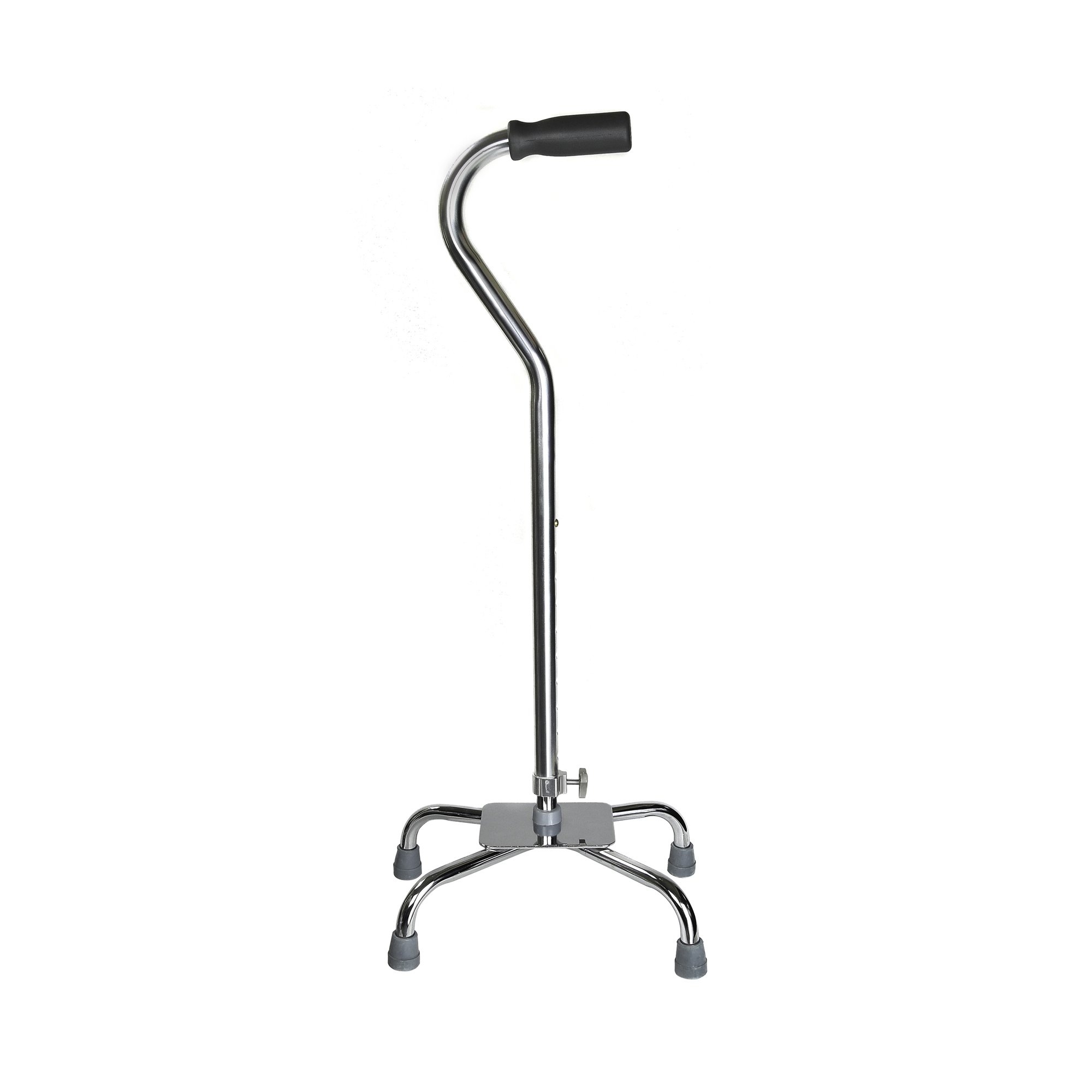 McKesson Steel Chrome Offset Quad Cane, 29 - 37.5 Inch - Image 2
