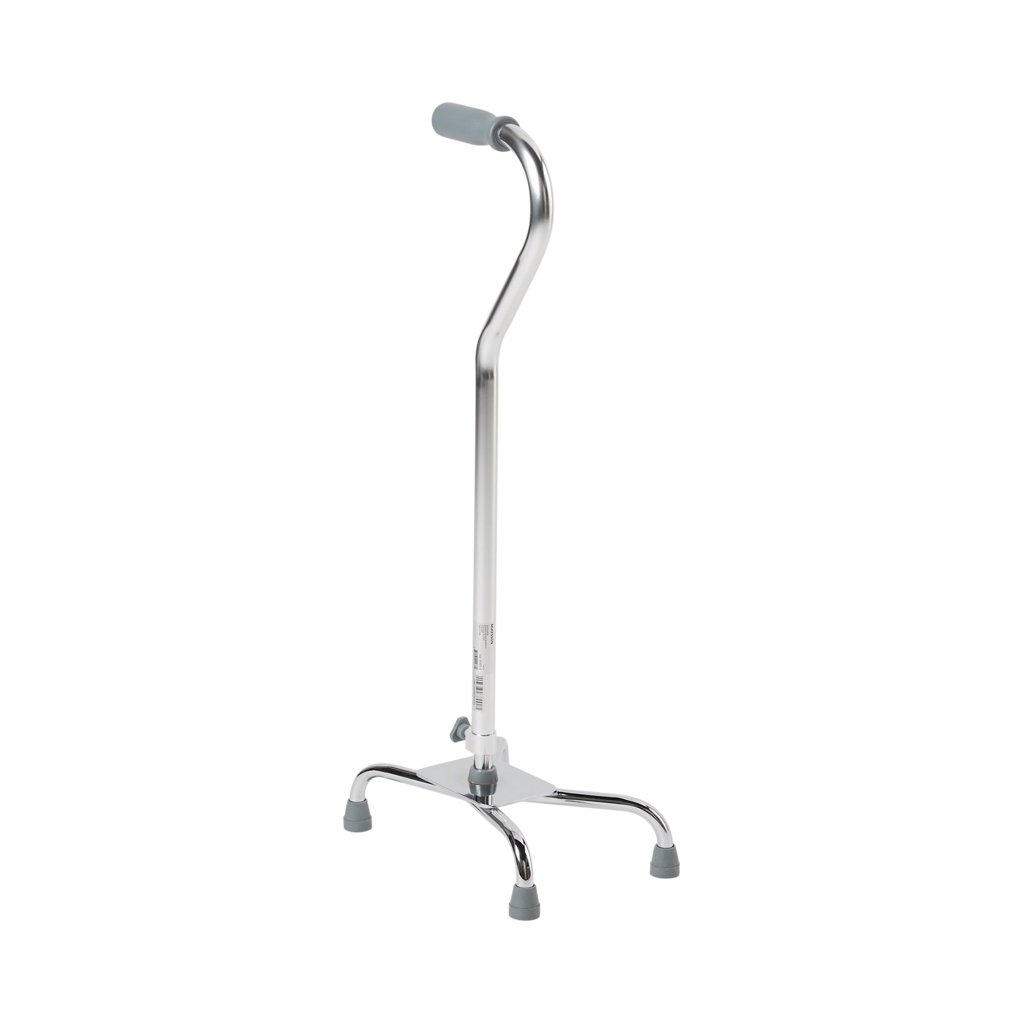 McKesson Steel Chrome Offset Quad Cane, 29 - 37.5 Inch - Image 3