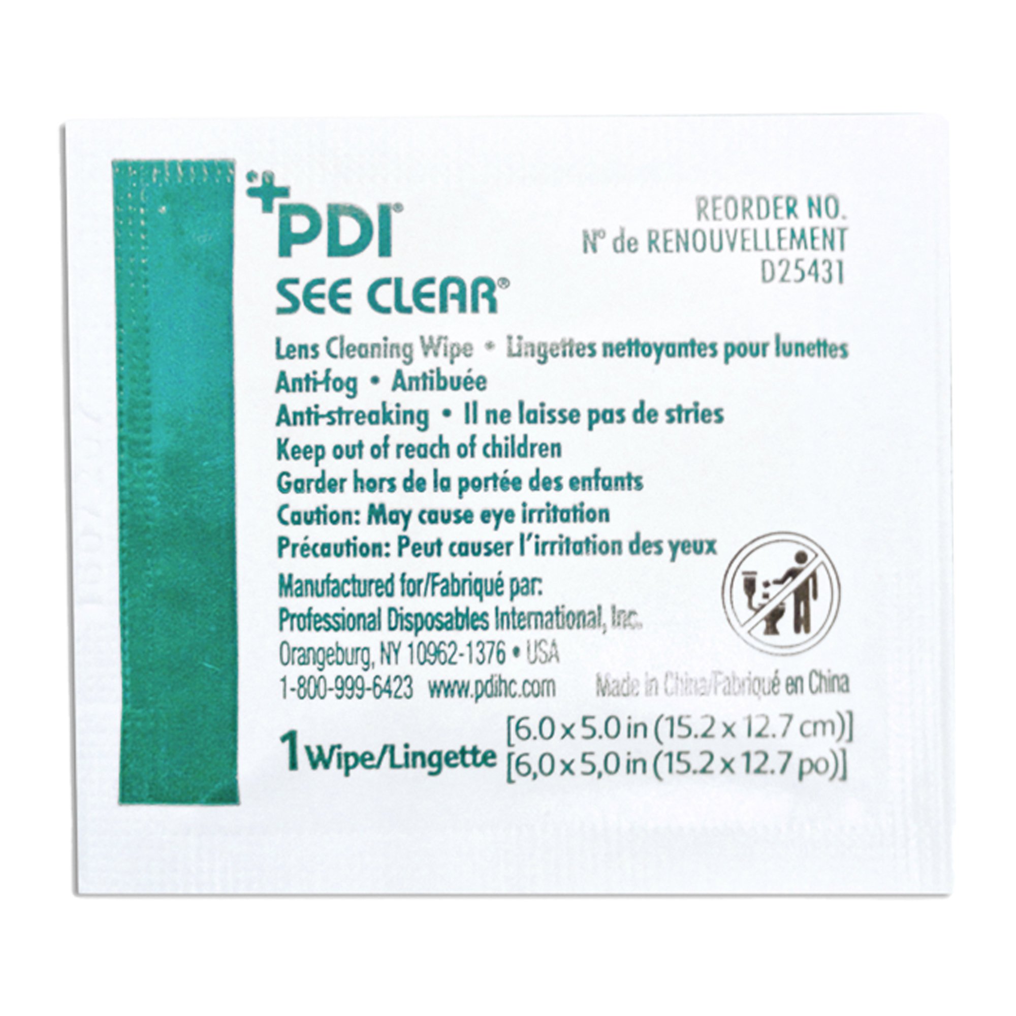 See Clear® Eye Glass Cleaning Wipes - Image 3