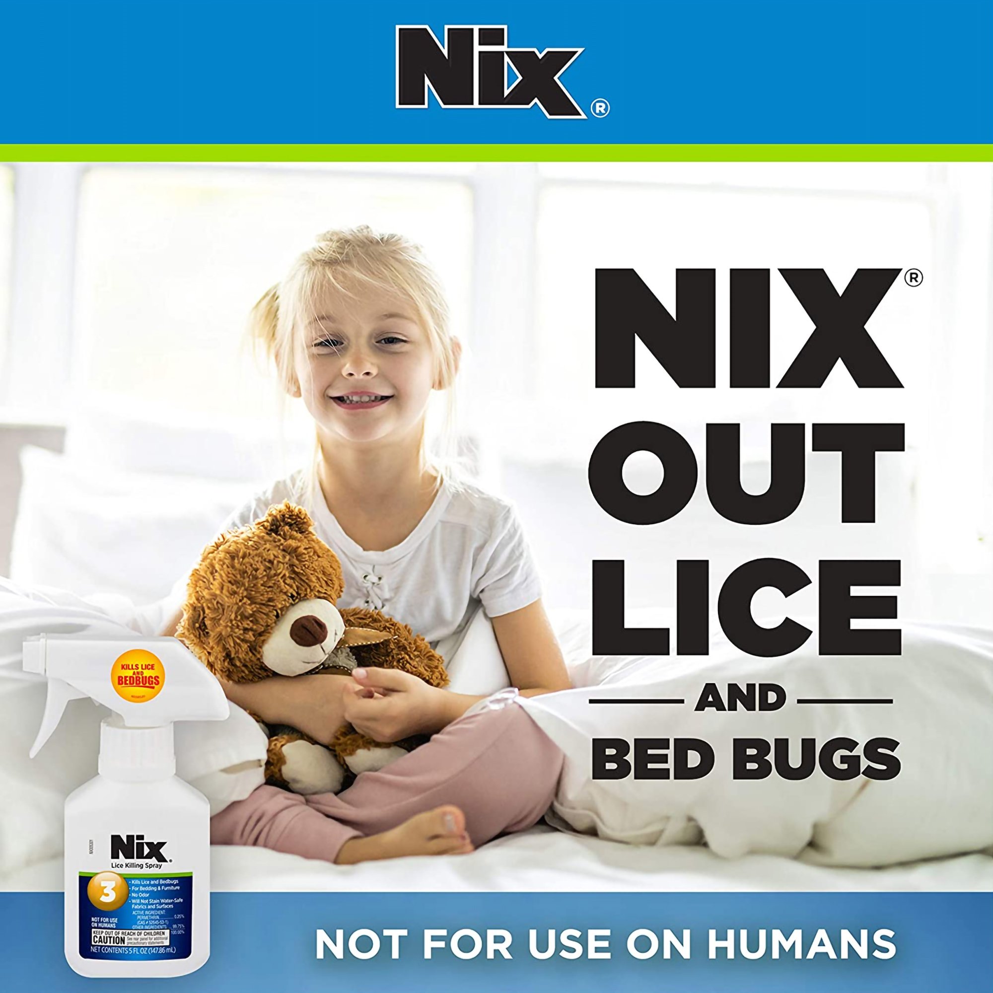 Nix® Lice Killing Furniture Treatment Spray, 5-ounce bottle - Image 6