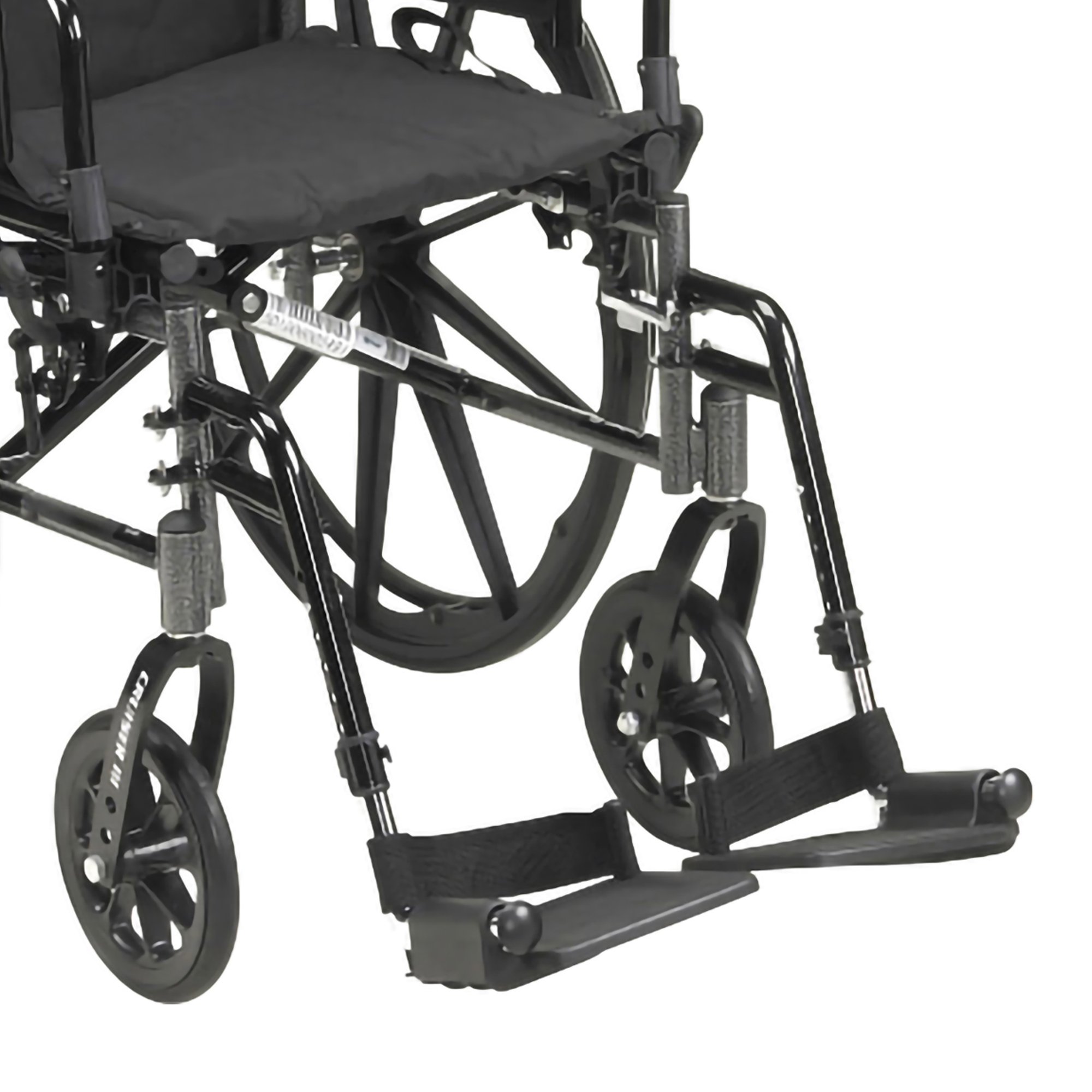 McKesson Manual Lightweight Wheelchair, 18 Inch Seat Width - Image 3