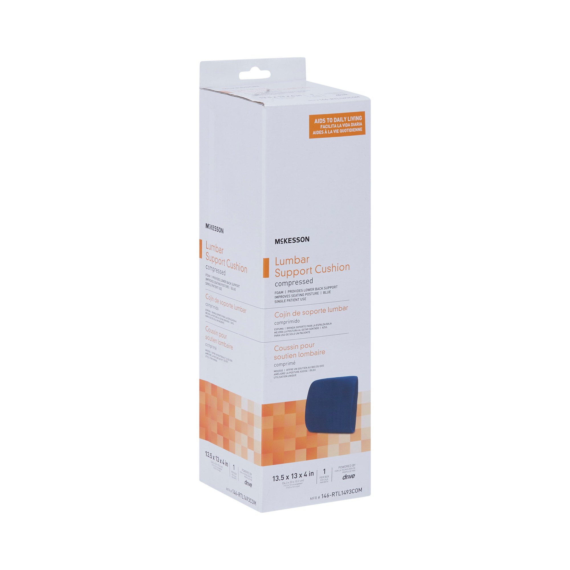 McKesson Compressed Lumbar Support Cushion - Image 2