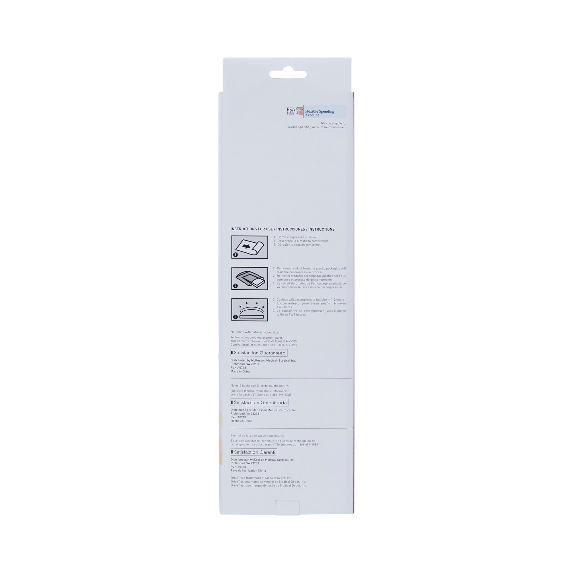 McKesson Compressed Lumbar Support Cushion - Image 4