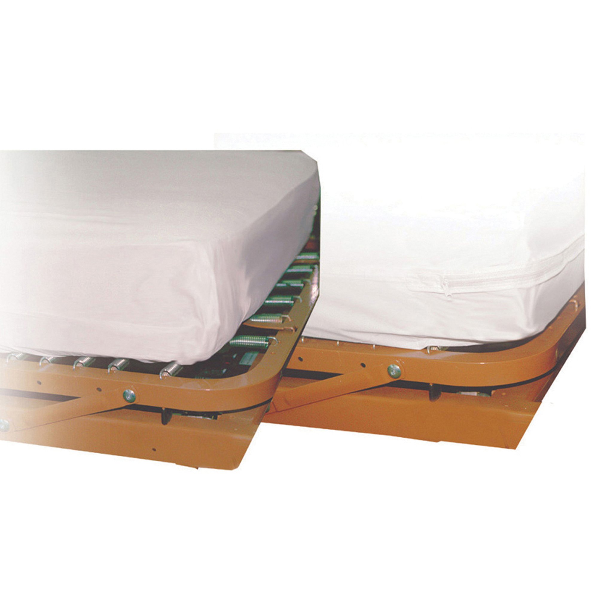 drive™ Zippered Vinyl Twin Mattress Cover, 36 x 80 x 6 in., White - Image 2