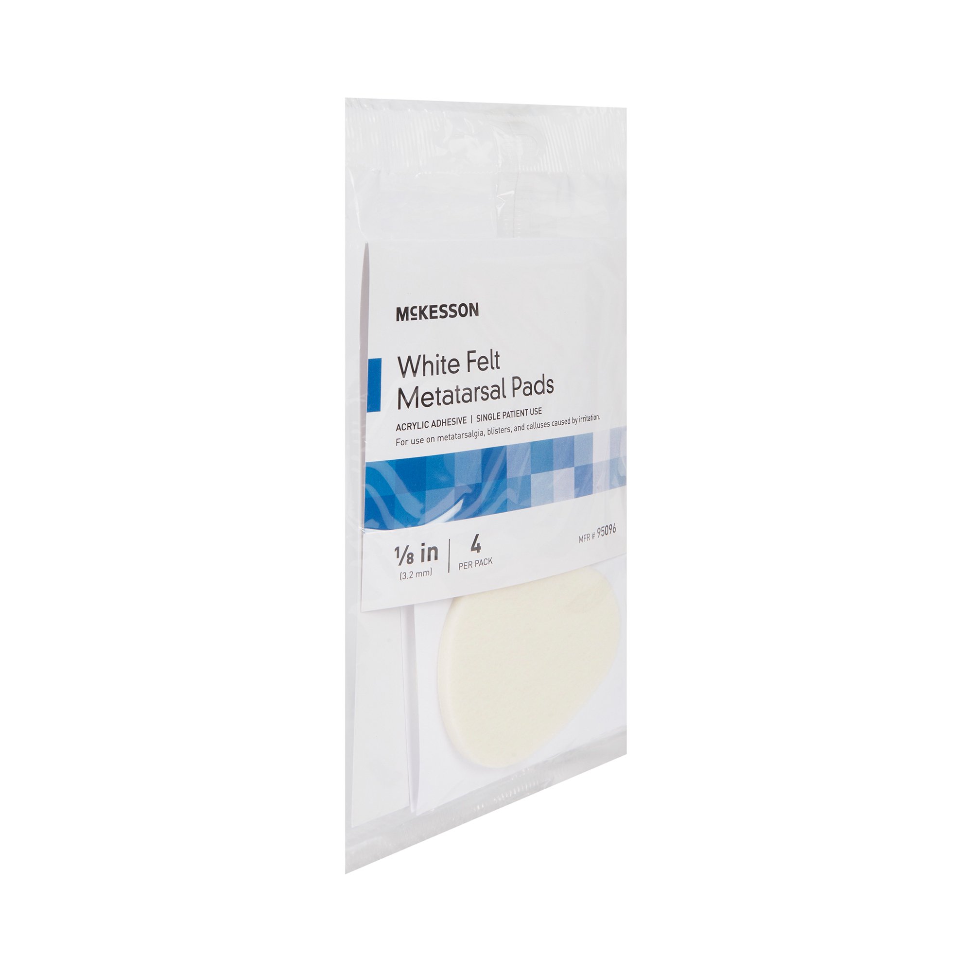 McKesson Pedi-Pads Metatarsal Cushion, 1/8-Inch Thick - Image 2