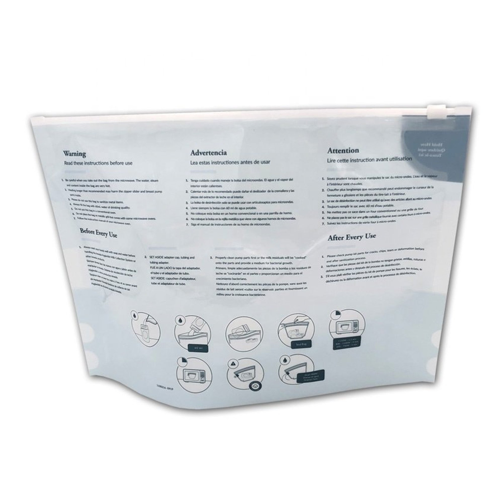 Ameda® CleanEase Microwaveable Steam Sanitizing Bags - Image 2