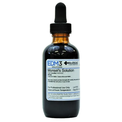EDM 3 Heathlink Monsel's Solution (Ferric Subsulfate), 2 oz. Dropper Bottle