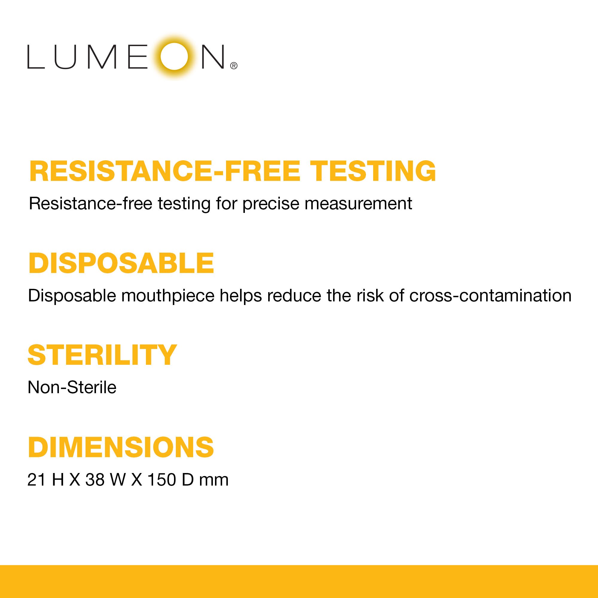 McKesson Lumeon™ Flow Tube Mouthpiece for use w/ EasyOne Air Spirometery System - Image 4