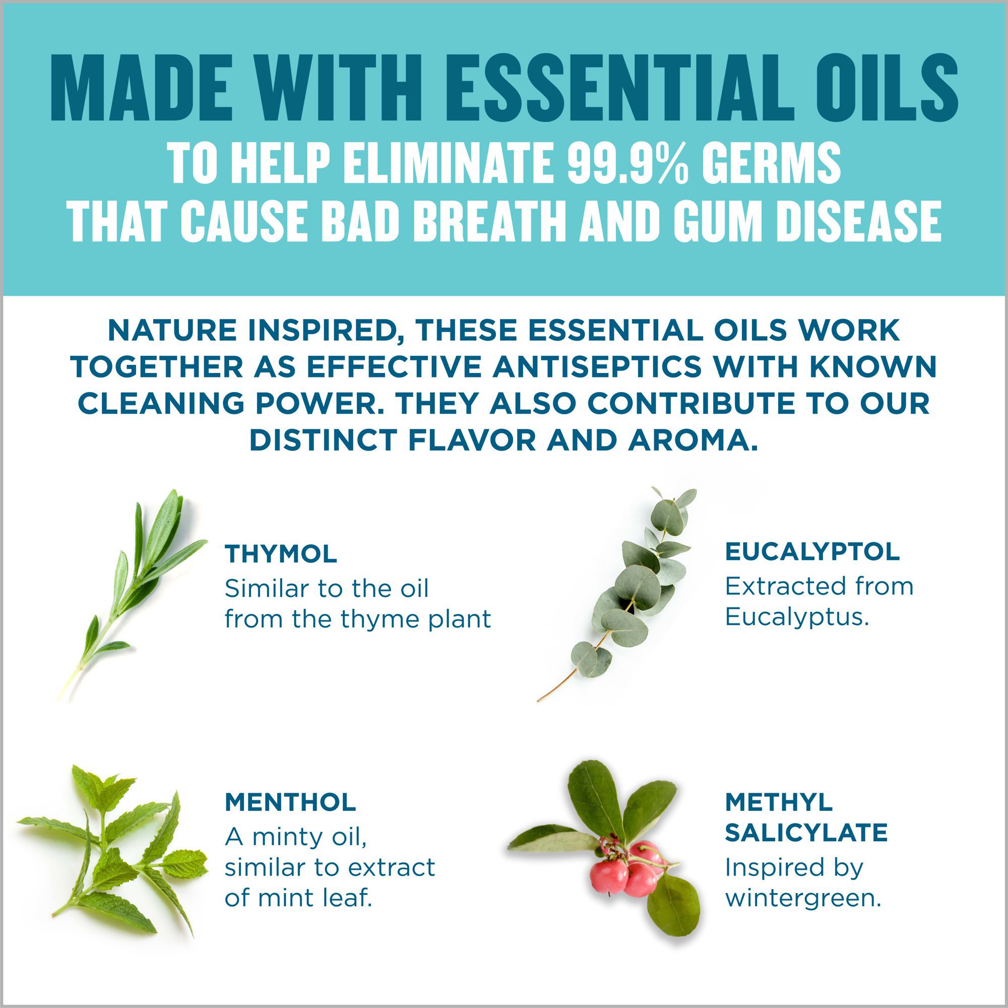 Listerine® Cool Mint Antiseptic Mouthwash, 1.5 Liter - Image 10