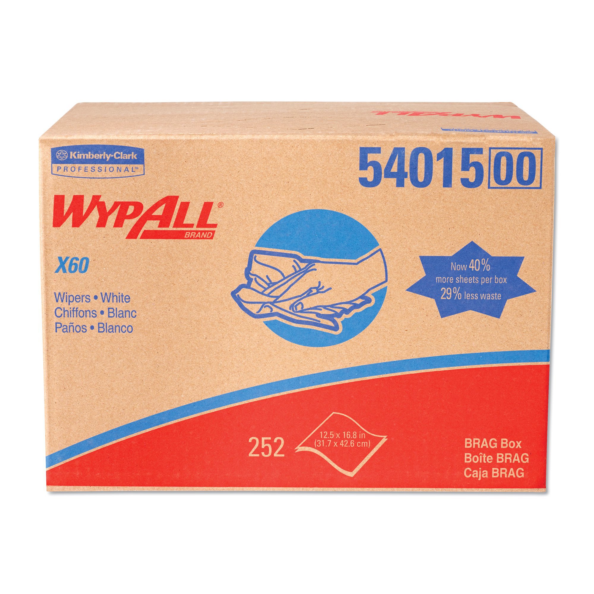 WypAll® GeneralClean™ X60 Multi-Task Cleaning Cloths, 11.1 x 16.8 Inch - Image 3