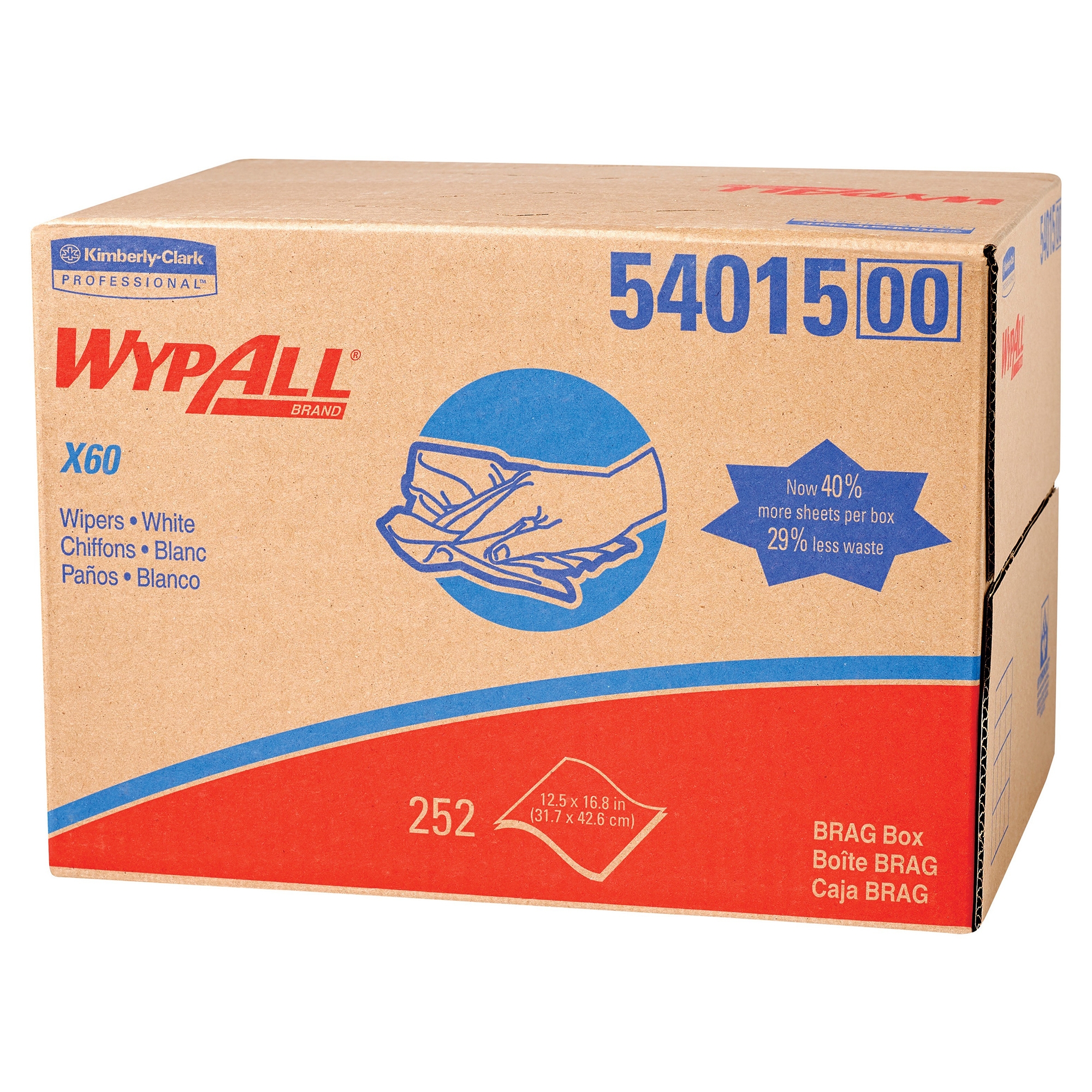 WypAll® GeneralClean™ X60 Multi-Task Cleaning Cloths, 11.1 x 16.8 Inch - Image 4
