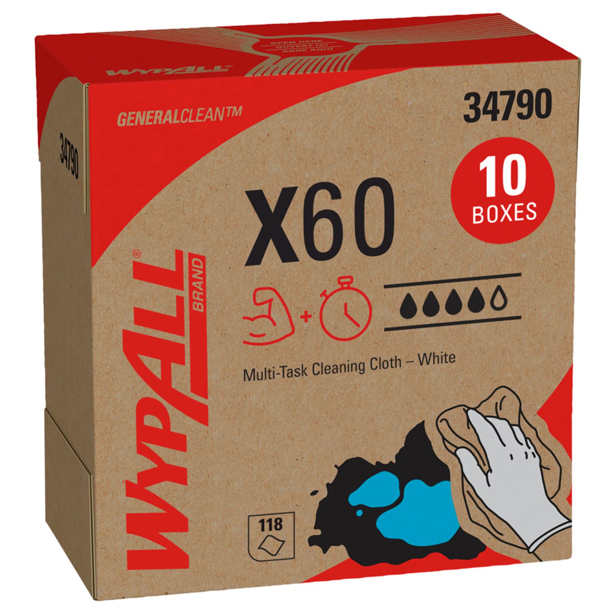 WypAll® GeneralClean™ X60 Multipurpose Task Wipe