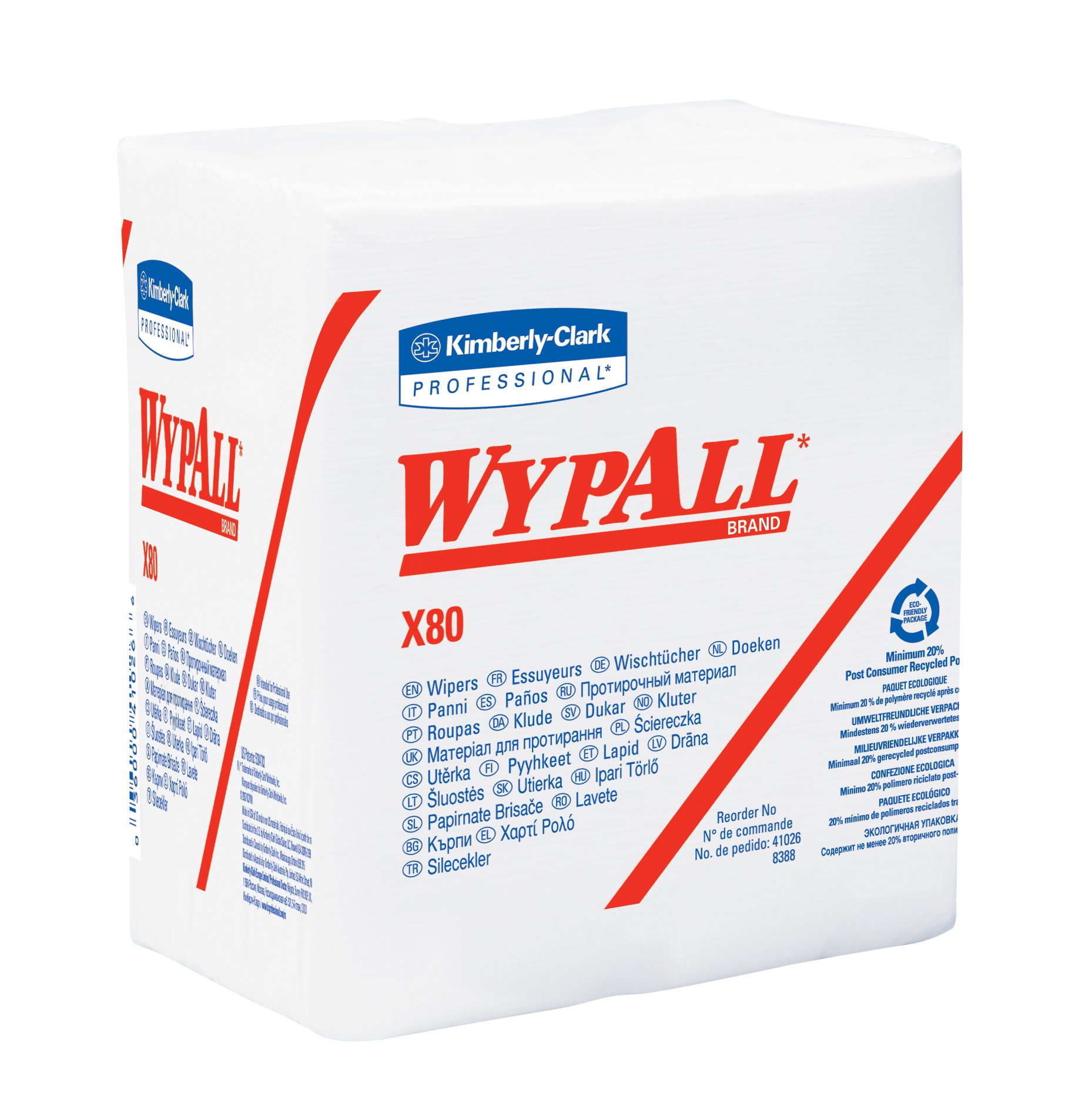 WypAll® PowerClean™ X80 Multipurpose Task Wipe