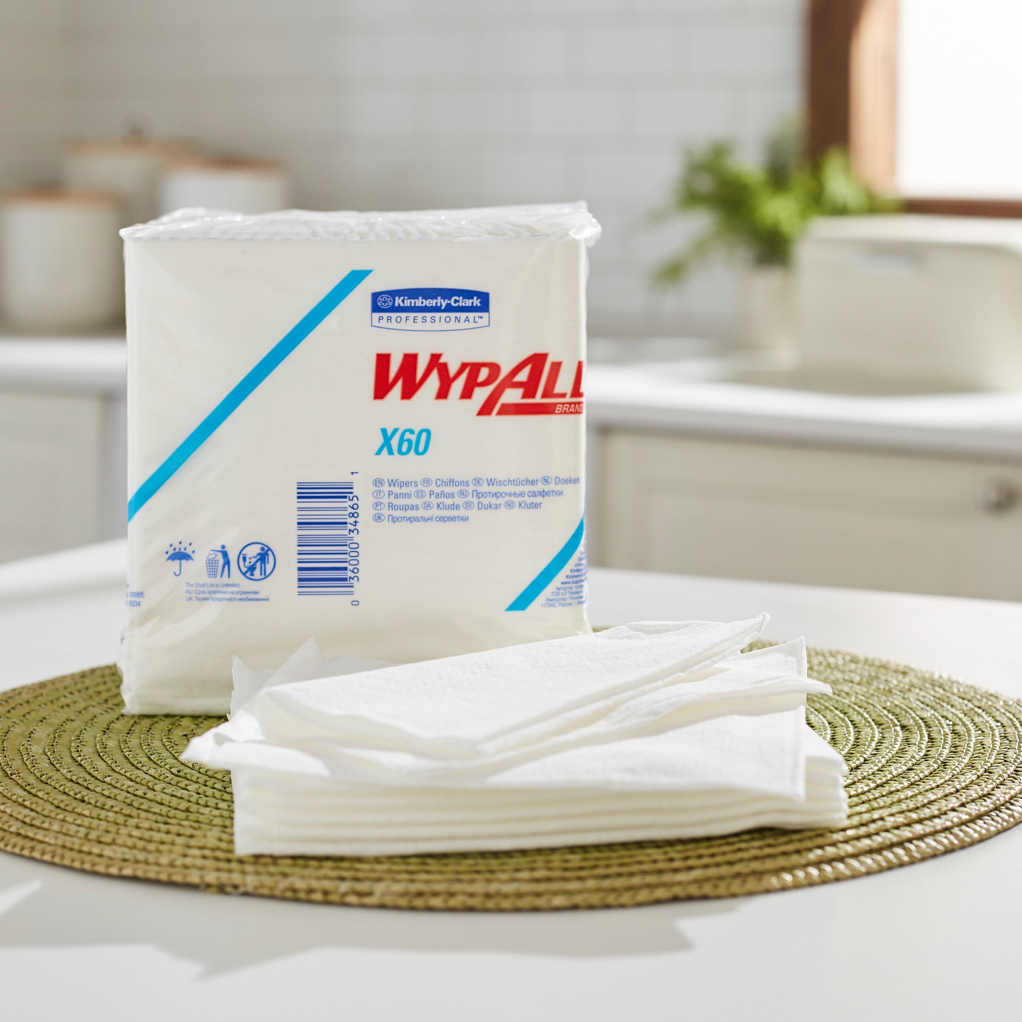 WypAll® X60 Task Wipe, Quarter Fold - Image 6