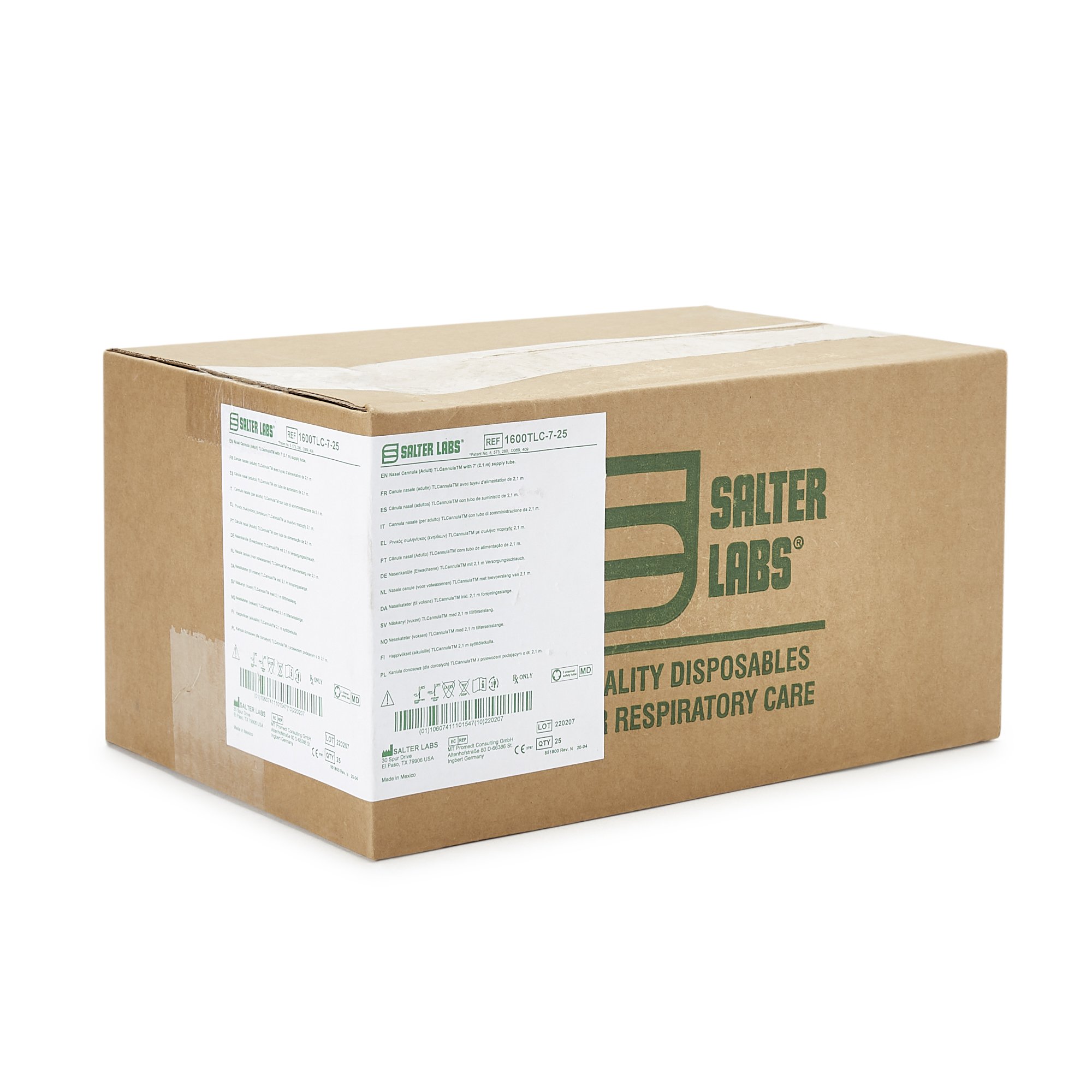 Salter-Style® TLCannula™ Nasal Cannula with Ear Cushions - Image 3