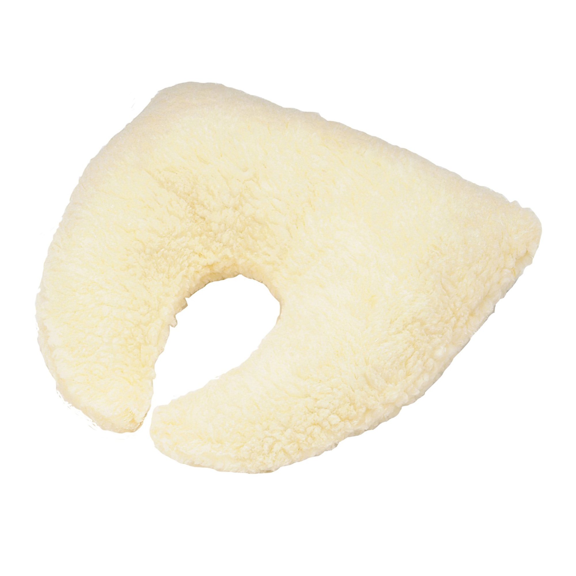 Hermell Products Faux Sherling Travel Neck Pillow