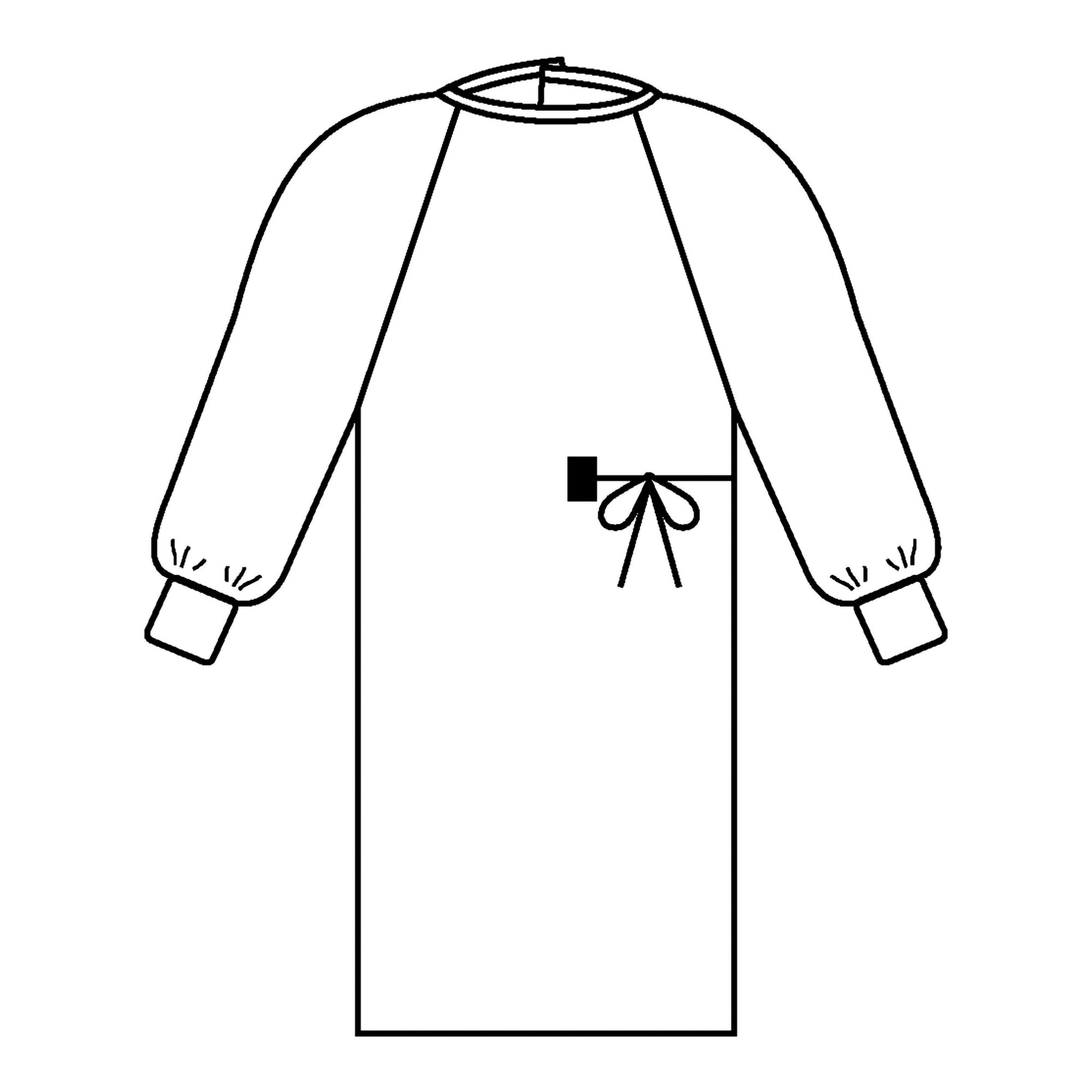 Evolution 4 Nonreinforced Surgical Gown with Towel, 4 X-Large - Image 3