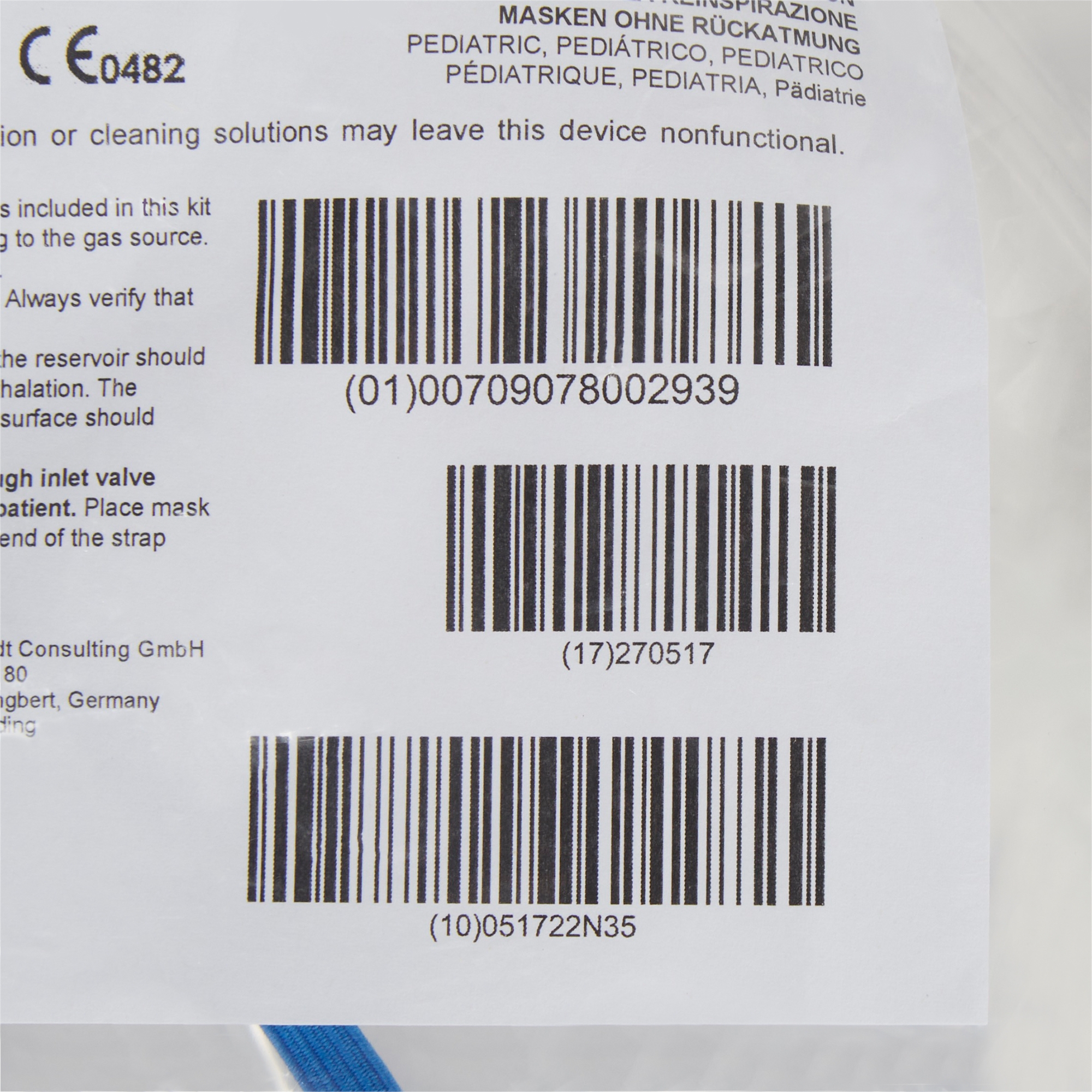 McKesson Nonrebreather Oxygen Mask, Pediatric - Image 4